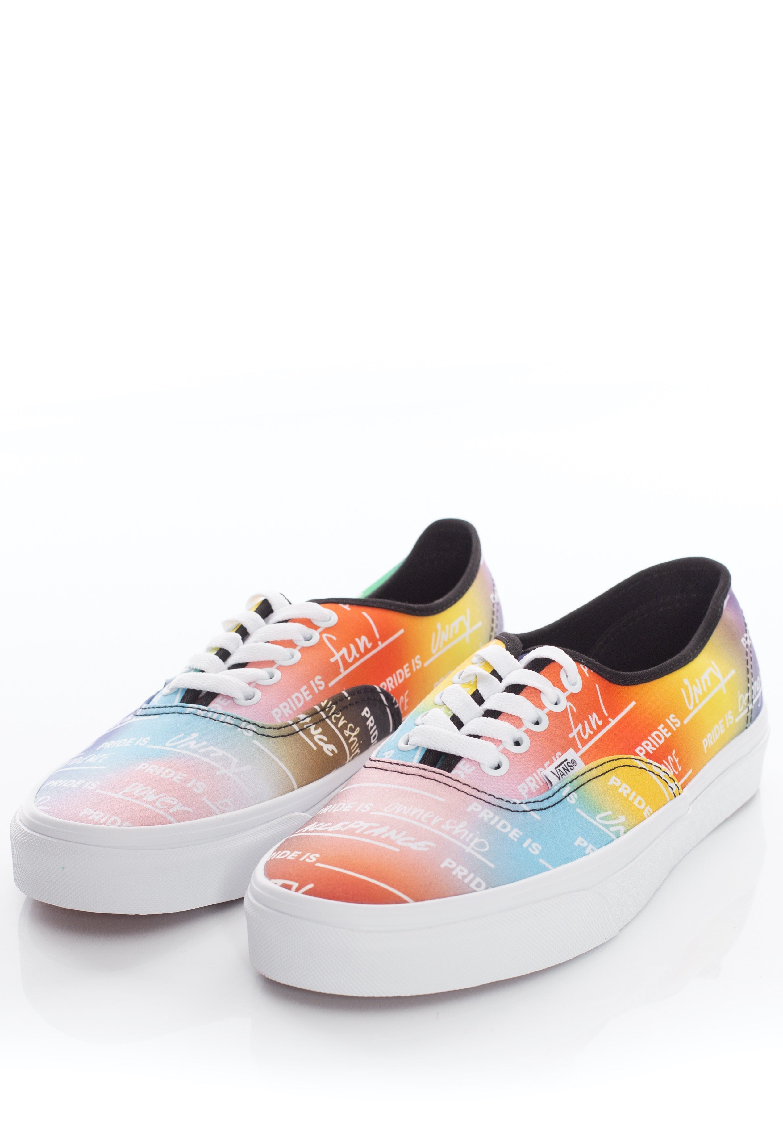 Vans - Authentic Pride Rainbow/True White - Girl Shoes | Women-Image