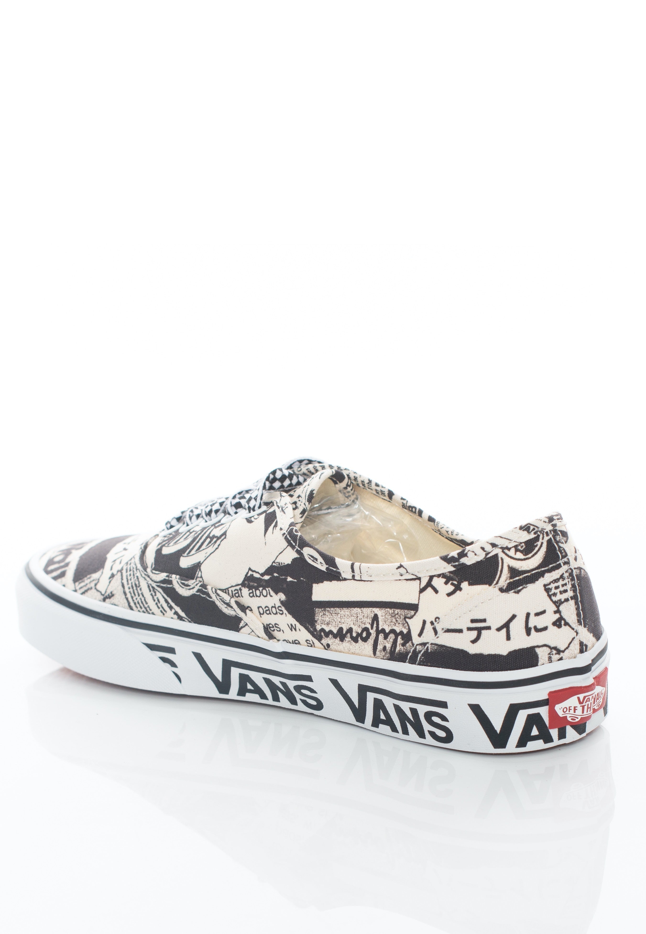 Vans - Authentic Vans Collage Black/White - Shoes | Men-Image