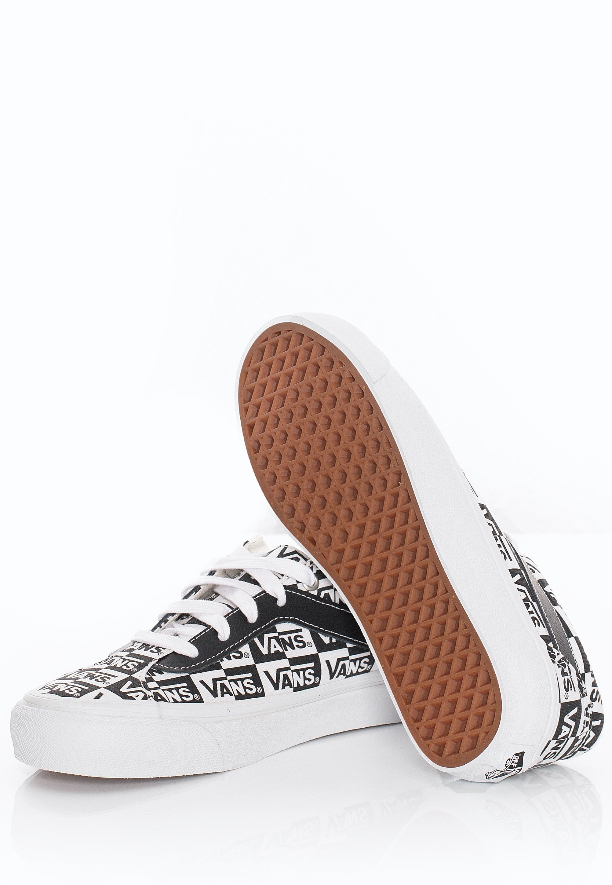 Vans - Bold NI Logo Checker True White/Black - Shoes | Men-Image