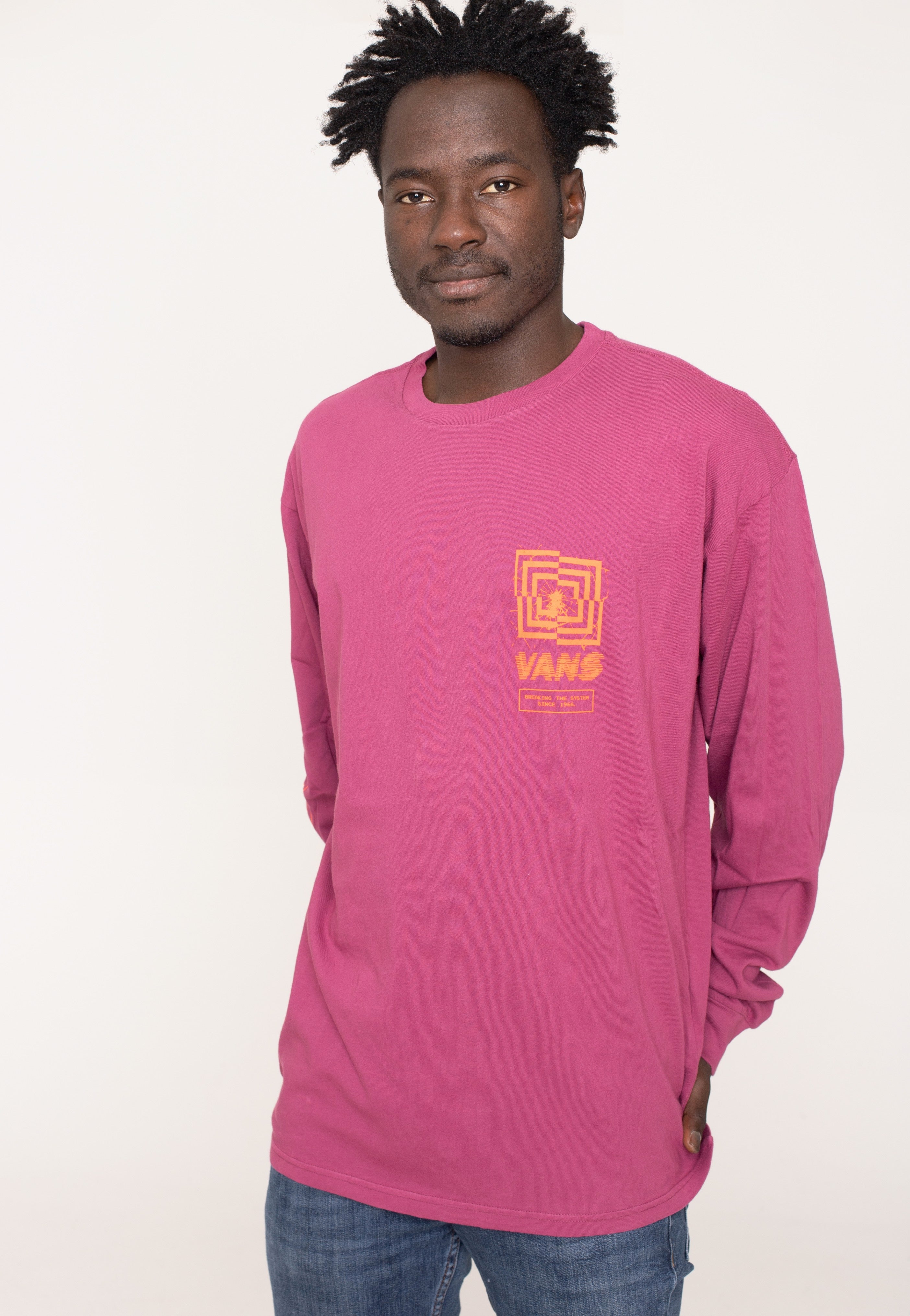 Vans - Break The System Raspberry Radiance - Longsleeve | Men-Image