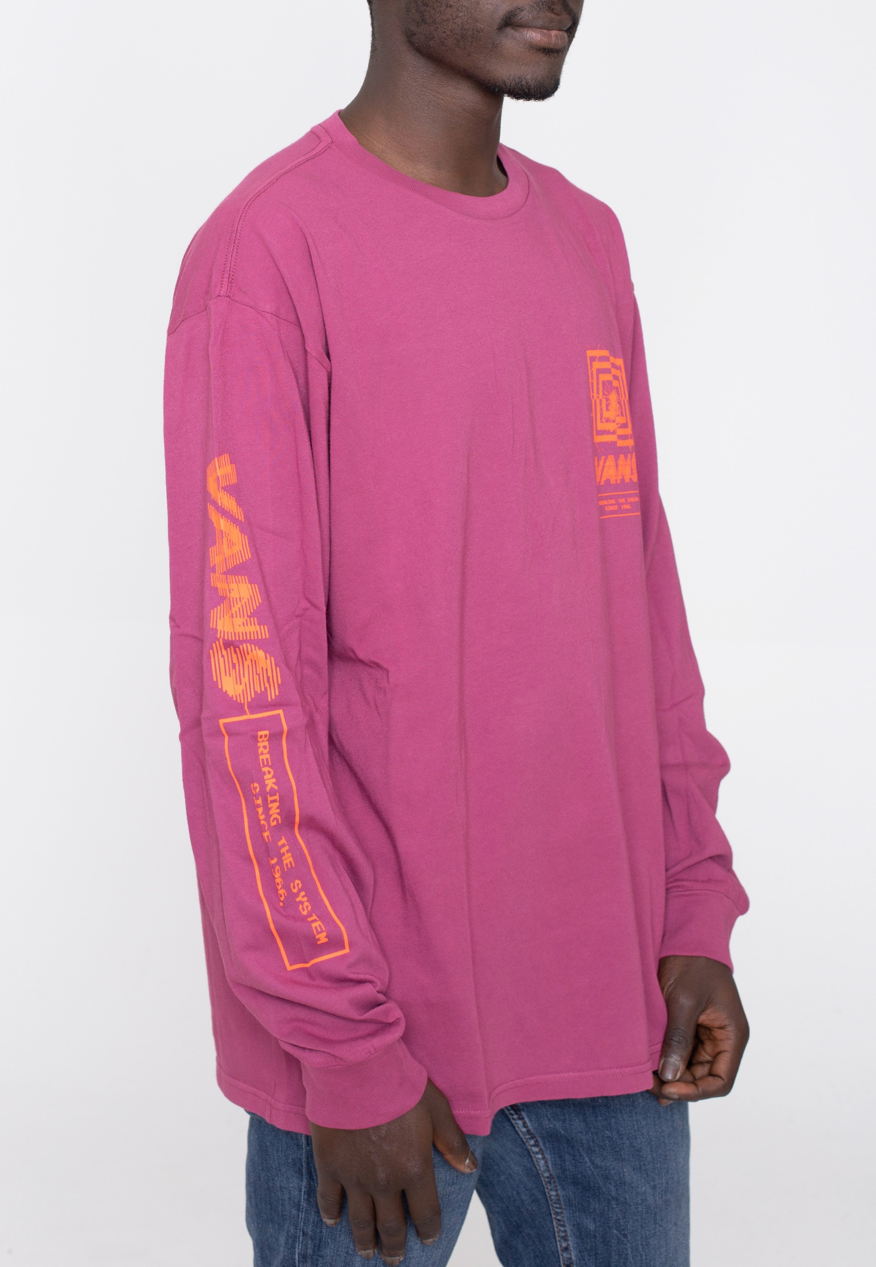 Vans - Break The System Raspberry Radiance - Longsleeve | Men-Image