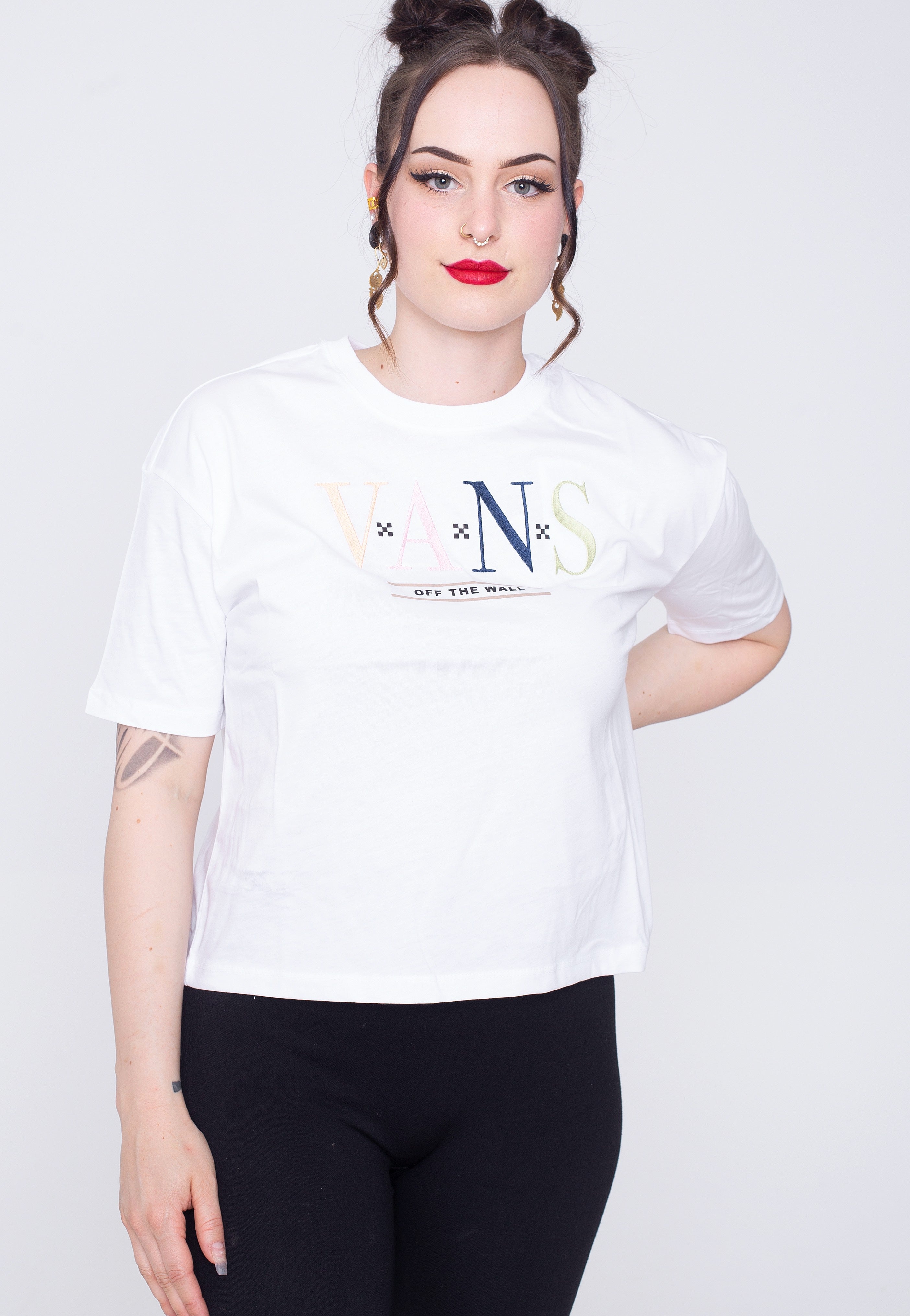 Vans - Burn Slow White - T-Shirt | Women-Image