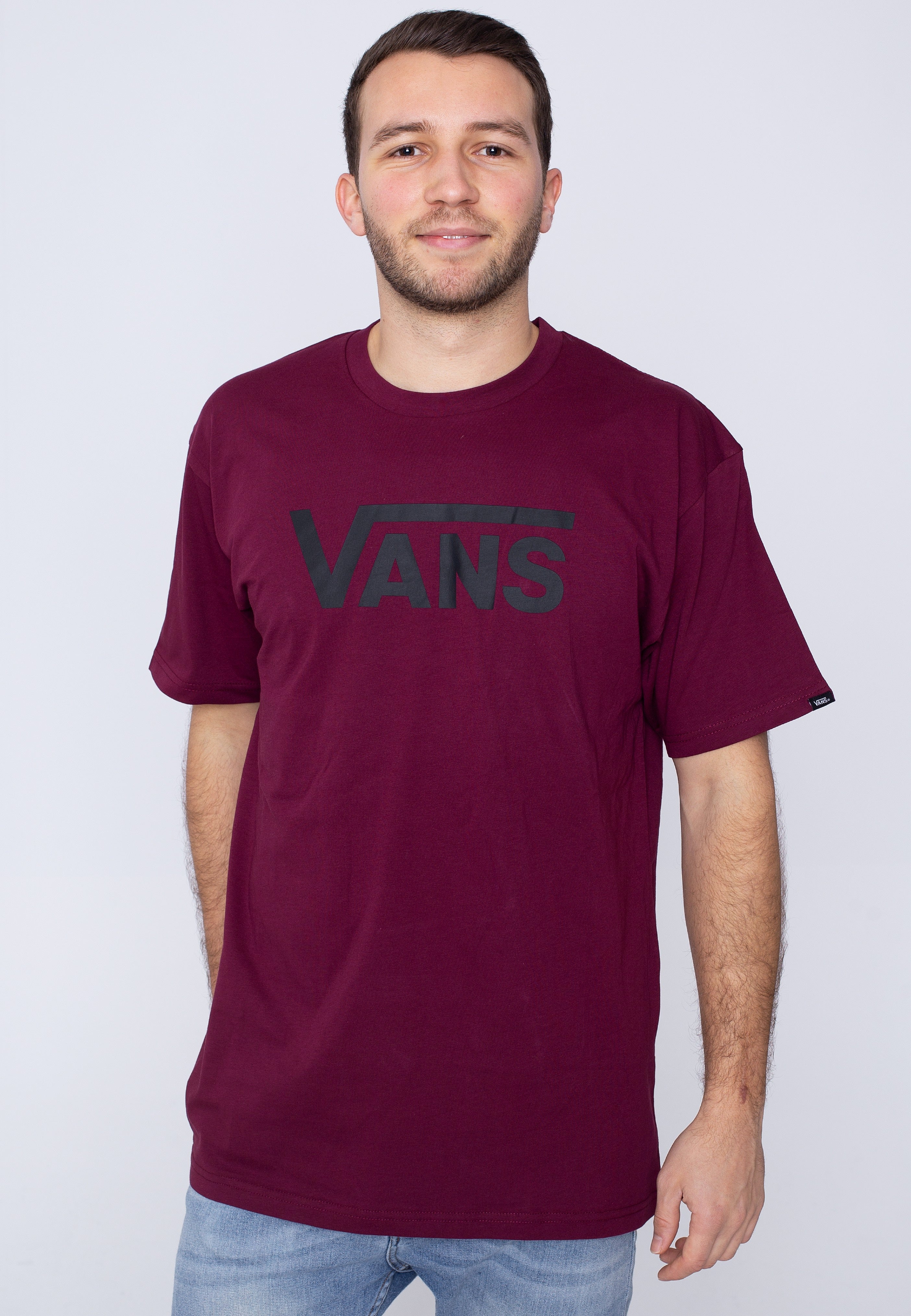 Vans - Classic Burgundy/Black - T-Shirt | Men-Image