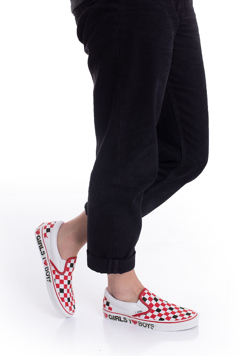 Vans - Classic Slip-On (I Heart)Black/True White - Shoes | Women-Image