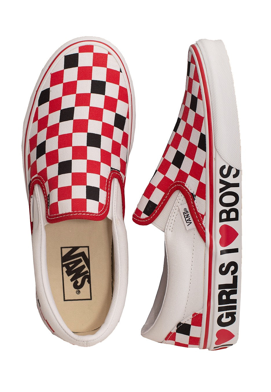 Vans - Classic Slip-On (I Heart)Black/True White - Shoes | Women-Image