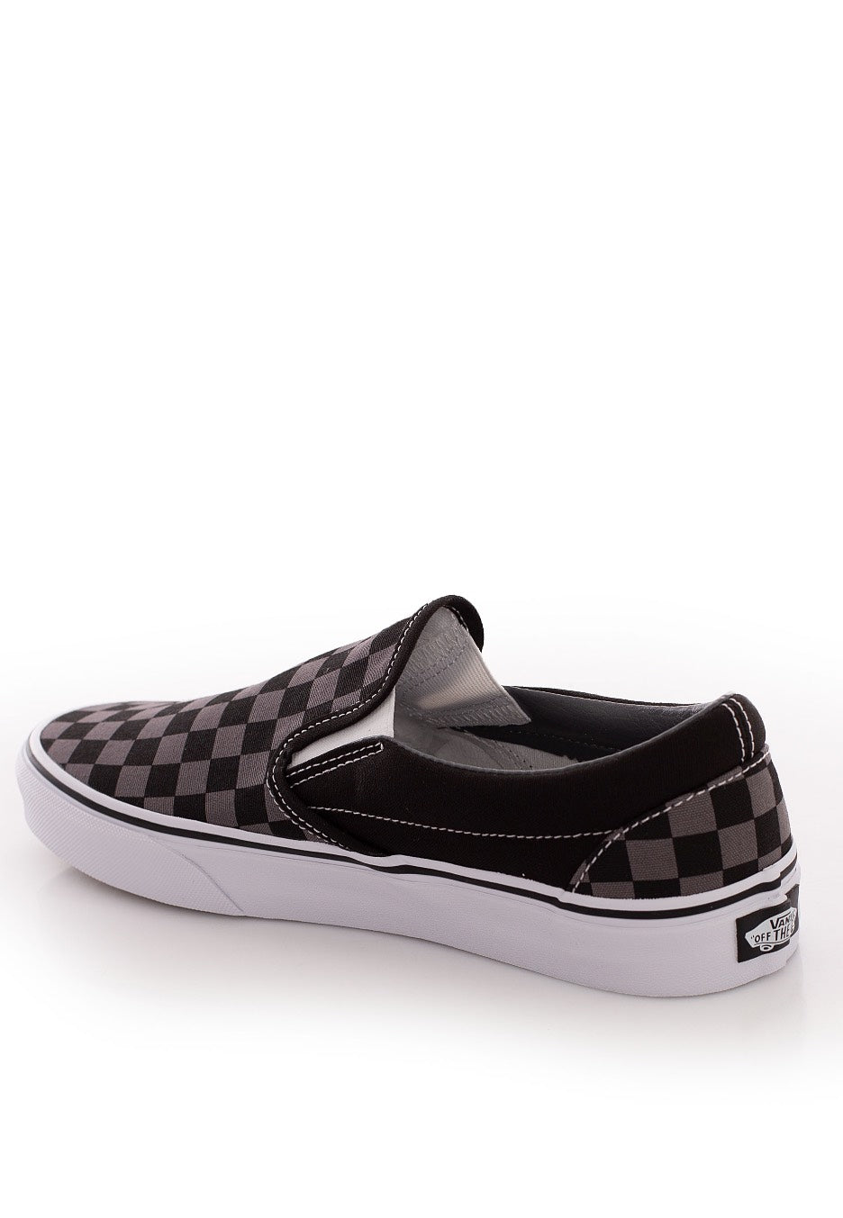 Vans - Classic Slip-On Black/Pewter Checkerboard - Shoes | Men-Image