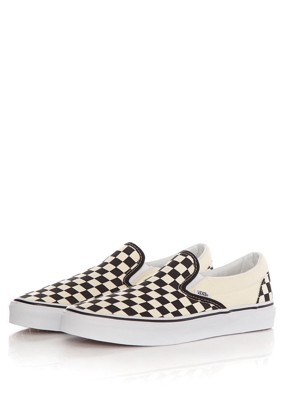 Vans - Classic Slip-On Black/White Checkerboard - Shoes | Men-Image