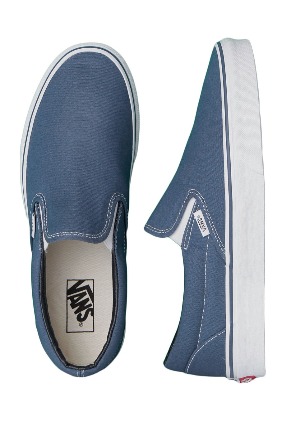 Vans - Classic Slip-On Navy - Shoes | Men-Image