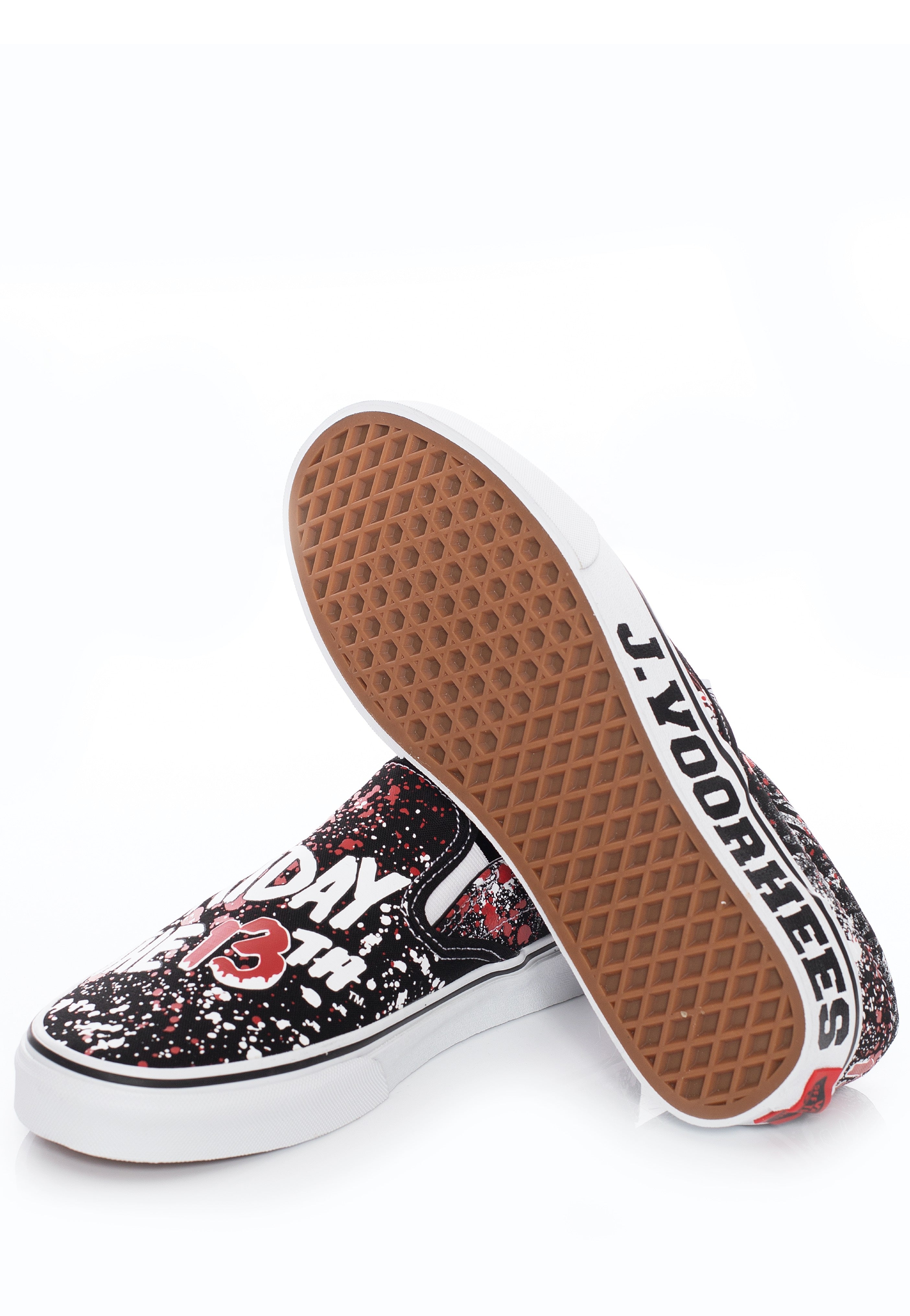 Crimson slip on vans on sale