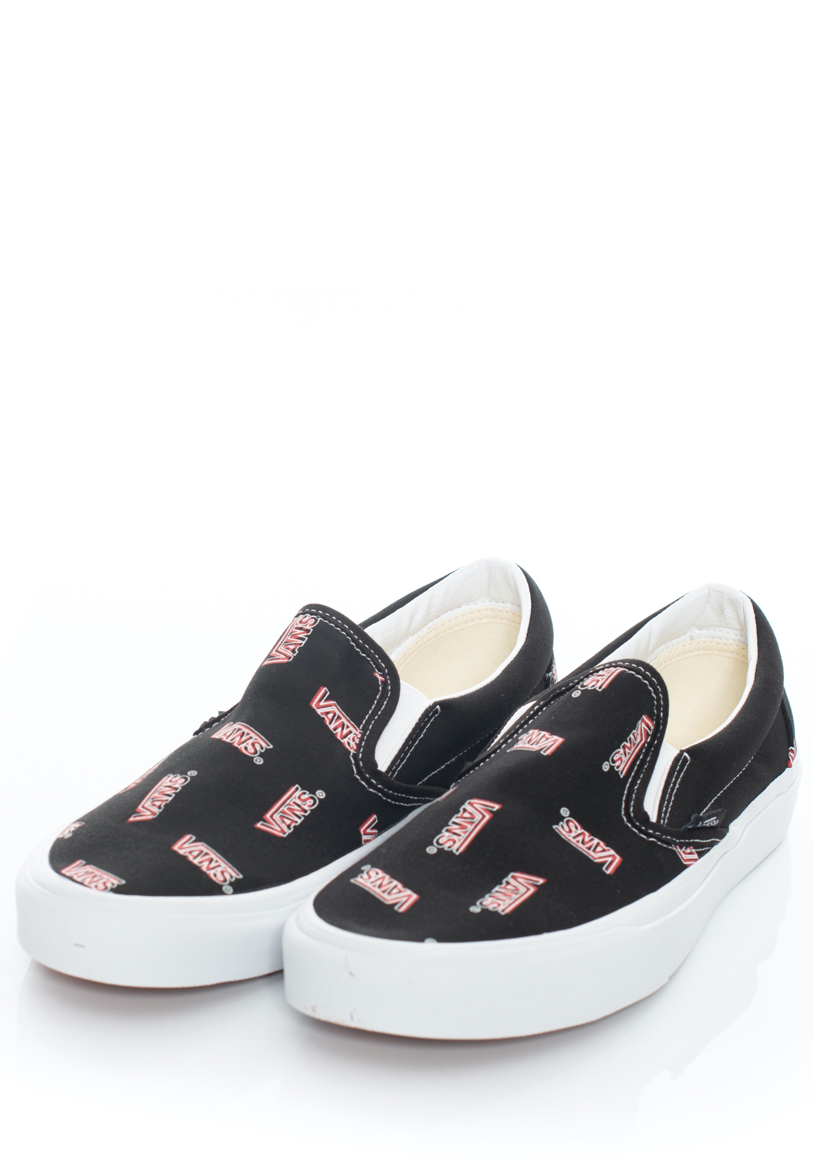 Vans - Classic Slip On Vans Misprint Black/White - Shoes | Men-Image