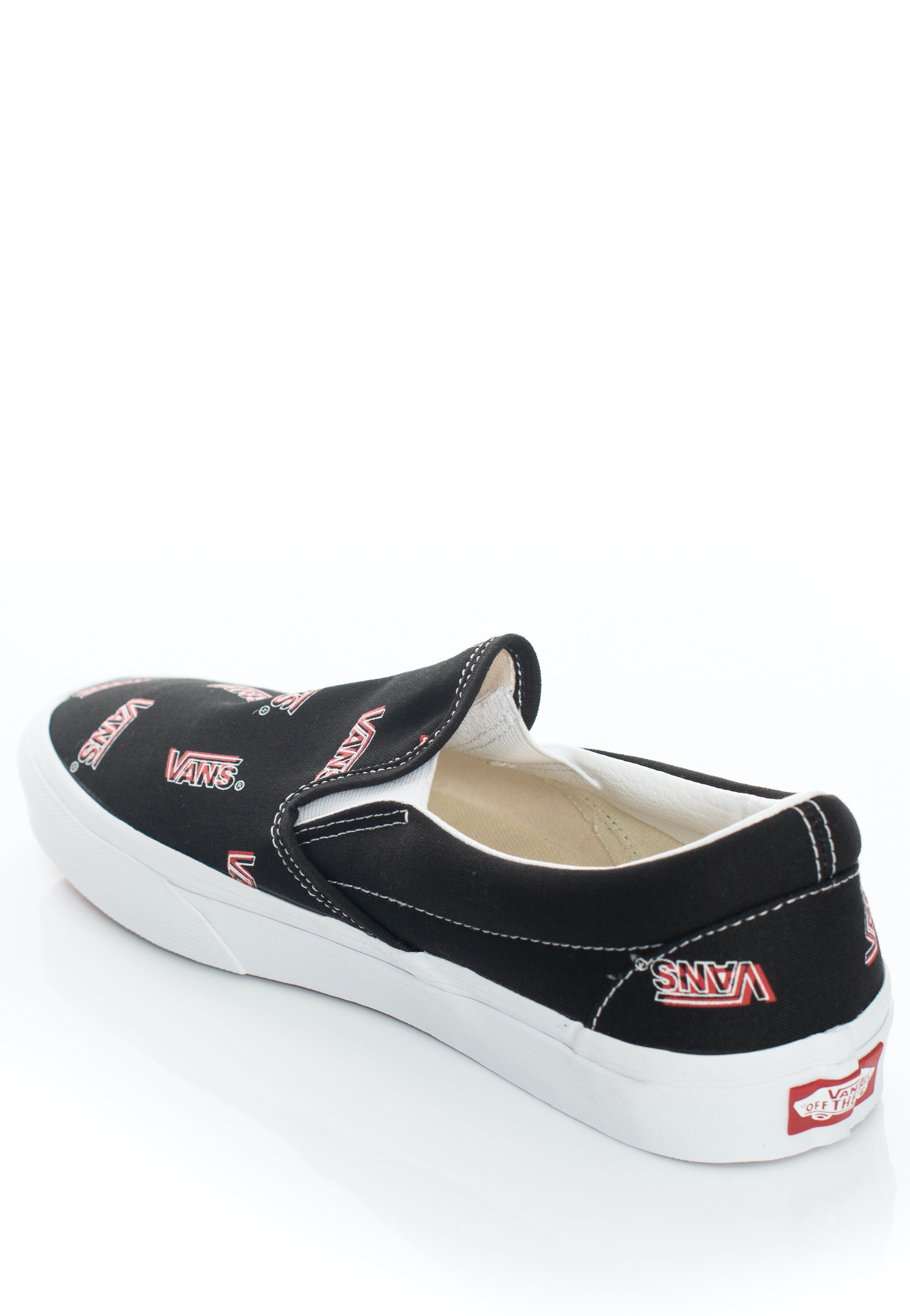 Vans - Classic Slip On Vans Misprint Black/White - Shoes | Men-Image