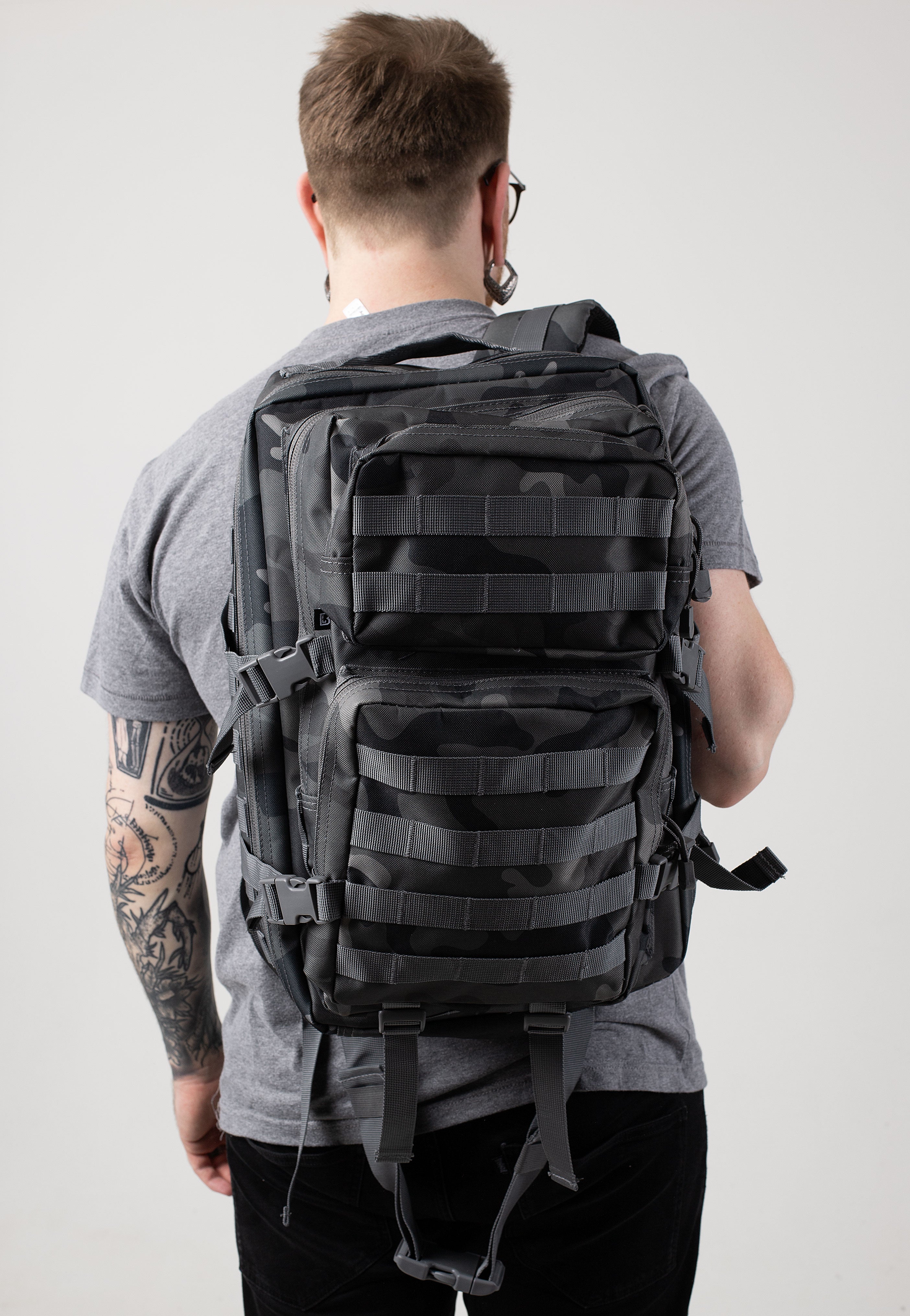 Brandit - Us Cooper Large Grey Camo - Backpack | Neutral-Image