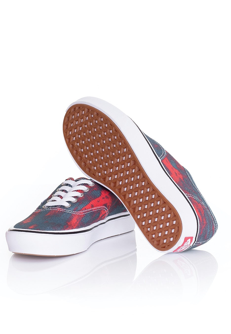 Vans - Comfycush Authentic (In Bloom) Blue/Red - Shoes | Men-Image