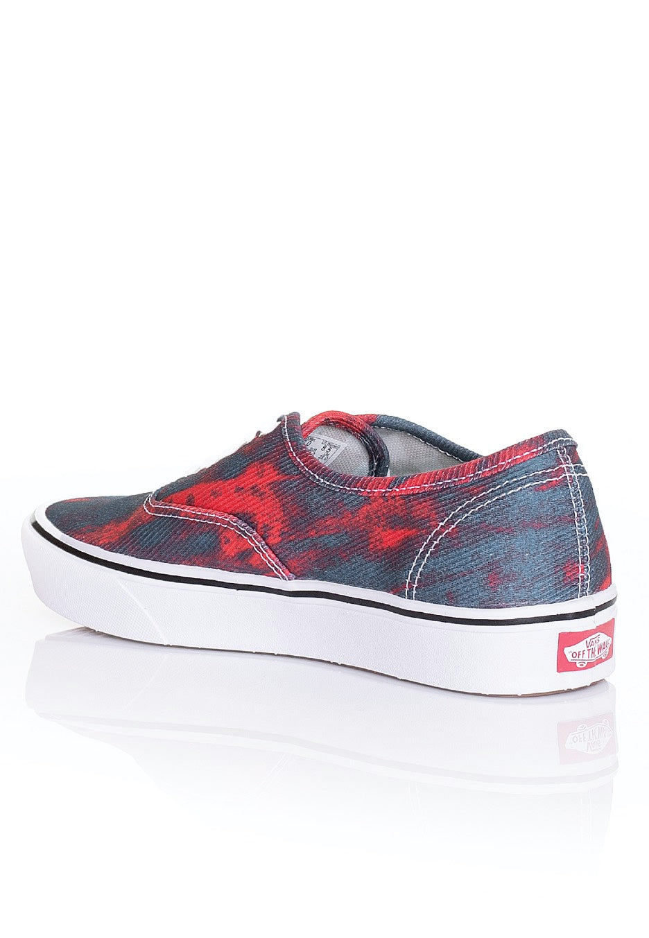 Vans - Comfycush Authentic (In Bloom) Blue/Red - Shoes | Men-Image