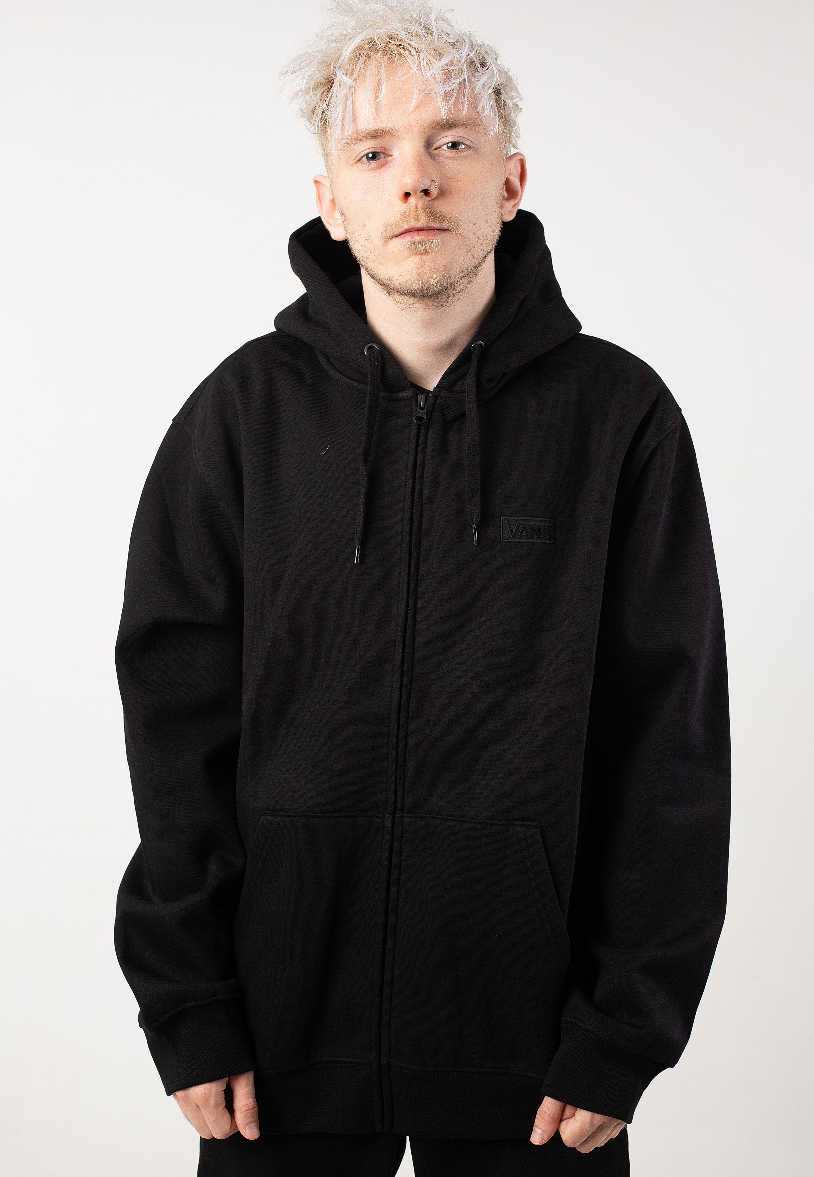 Vans - Core Basic Full Zip Black - Zipper | Men-Image