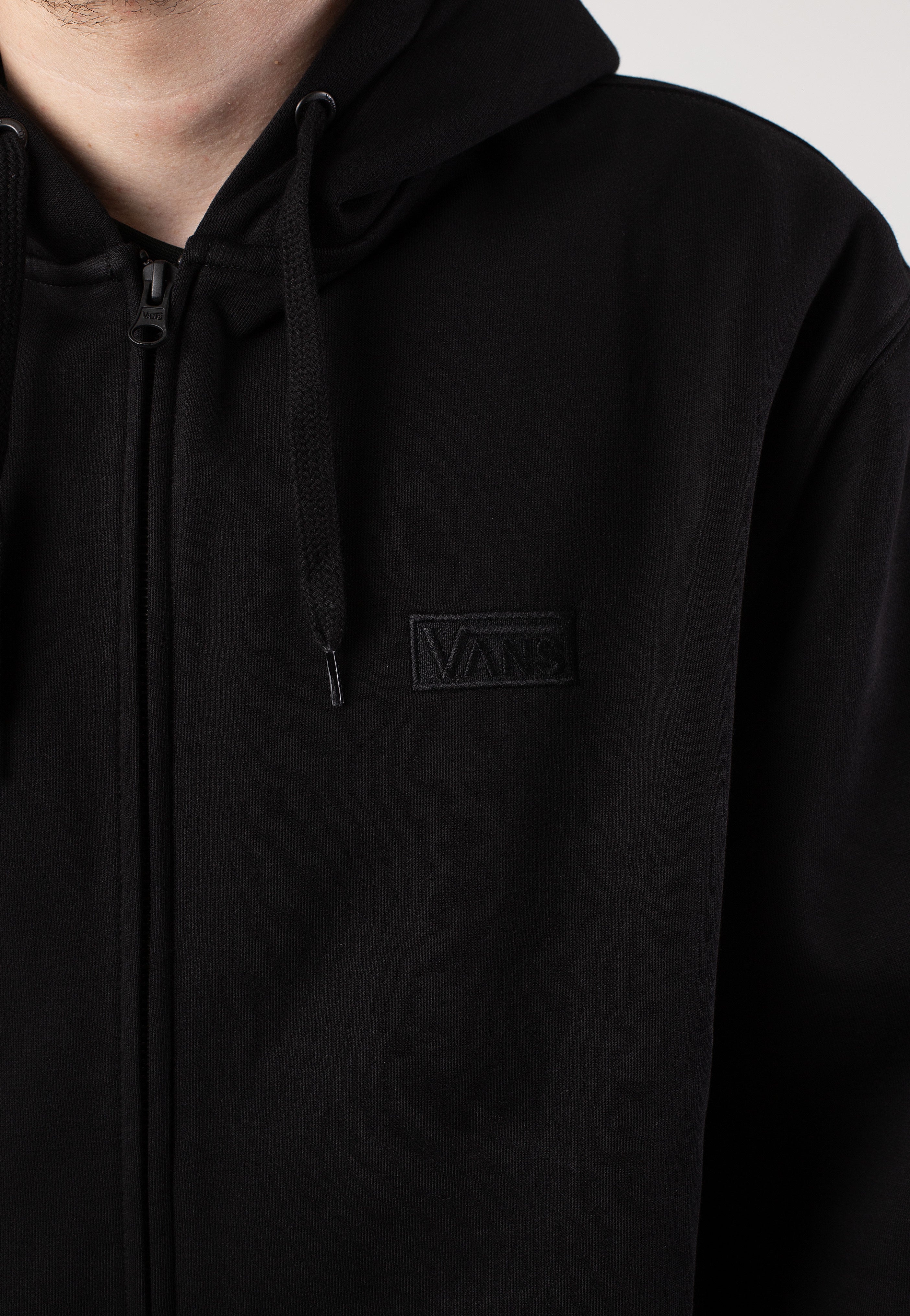 Vans - Core Basic Full Zip Black - Zipper | Men-Image