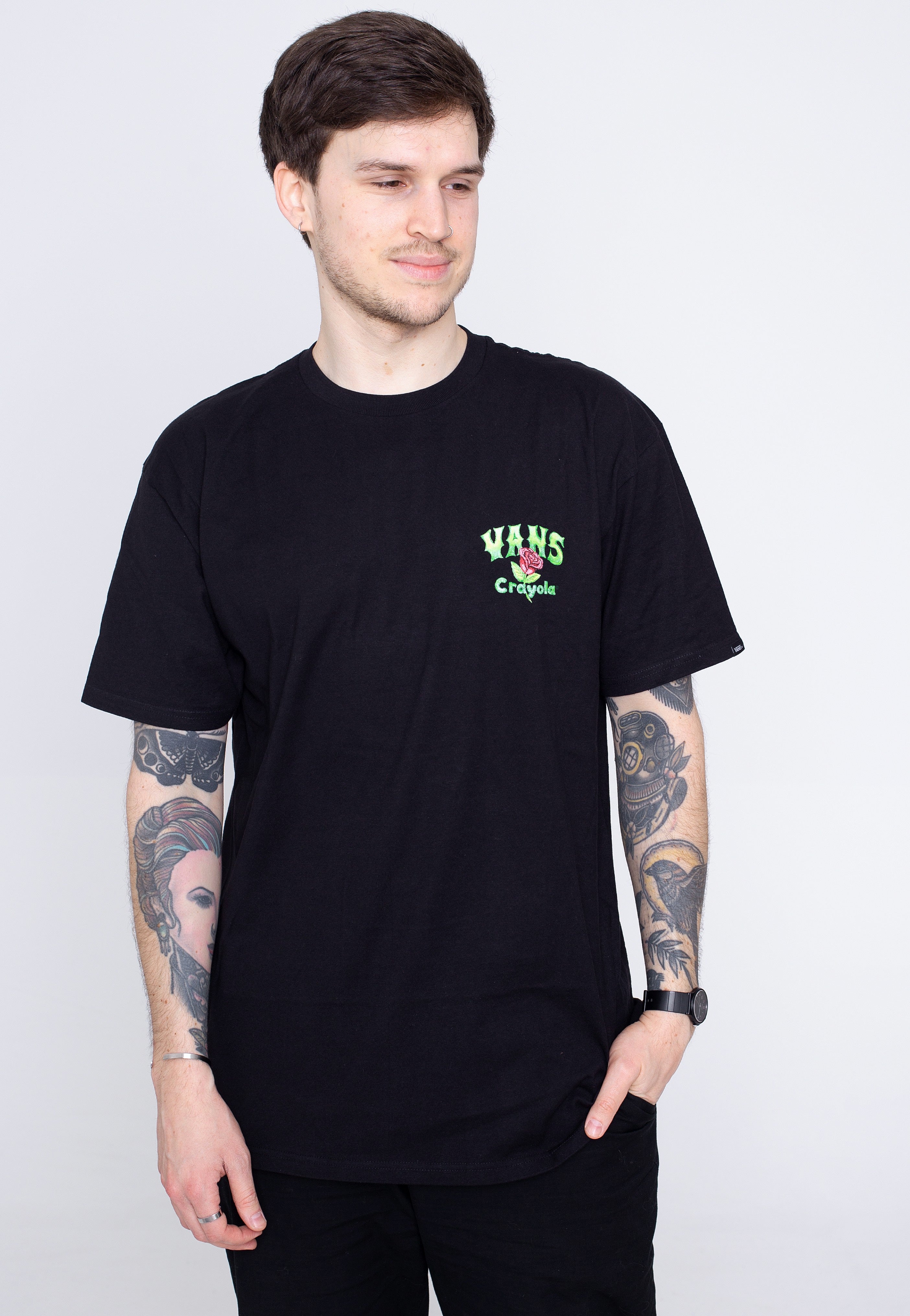 Vans - Crayola Rainbow Black - T-Shirt | Men-Image