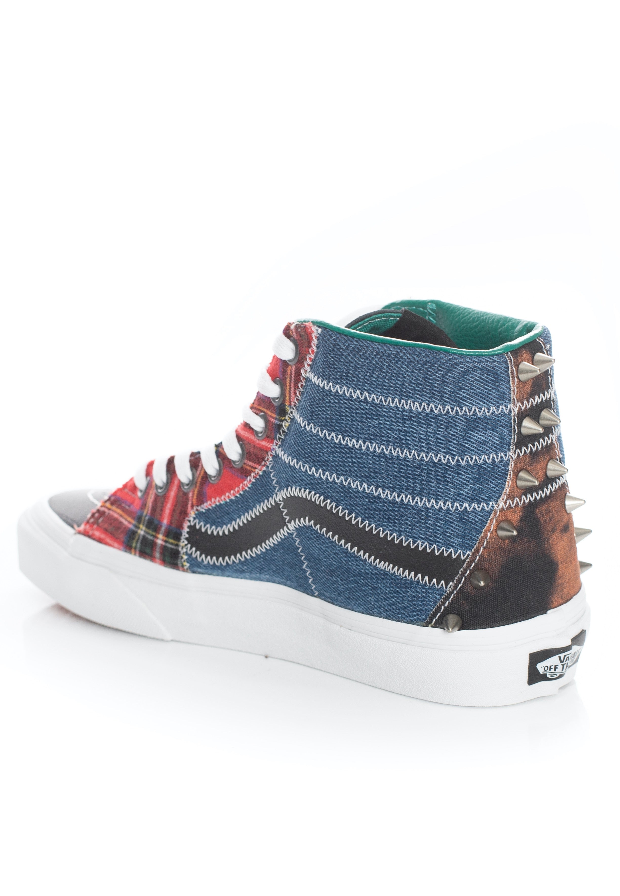 Vans - SK8 Hi Tartan Daze Multi/Acid Dye - Girl Shoes | Women-Image