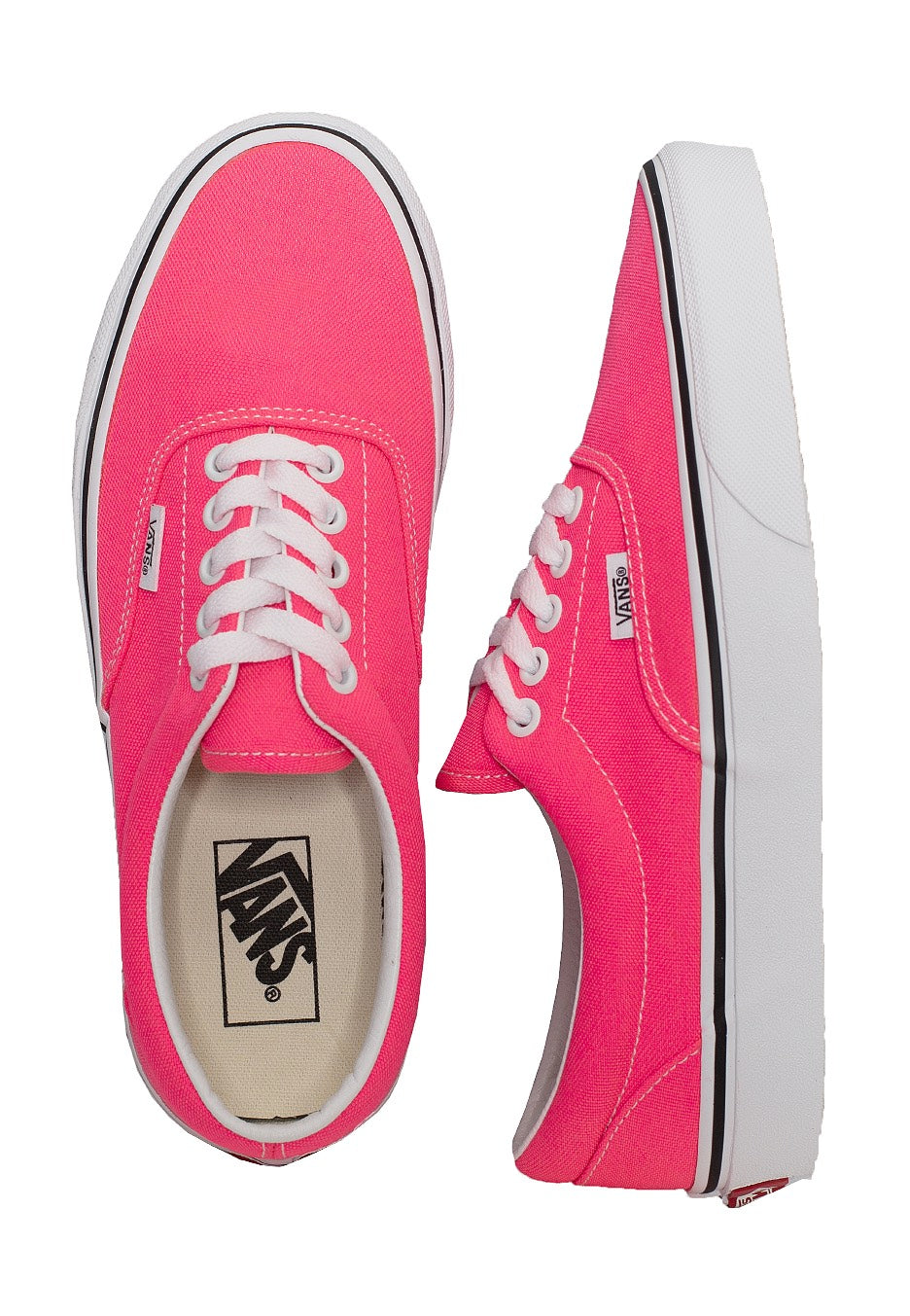 Vans - Era (Neon) Knockout Pnk/True White - Girl Shoes | Men-Image