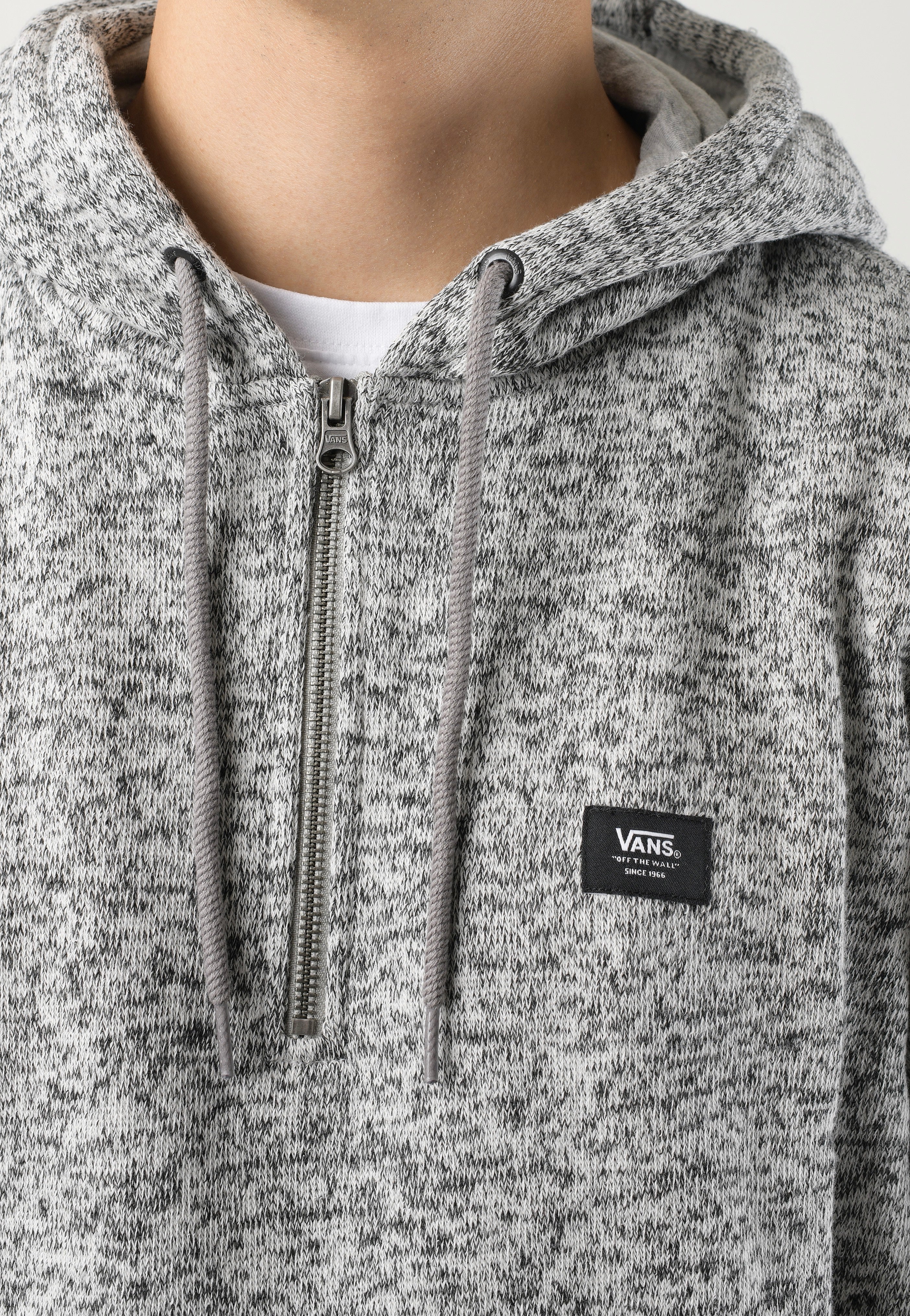 Vans - Flurry Half Zip Lunar Rock Heather - Hoodie | Men-Image