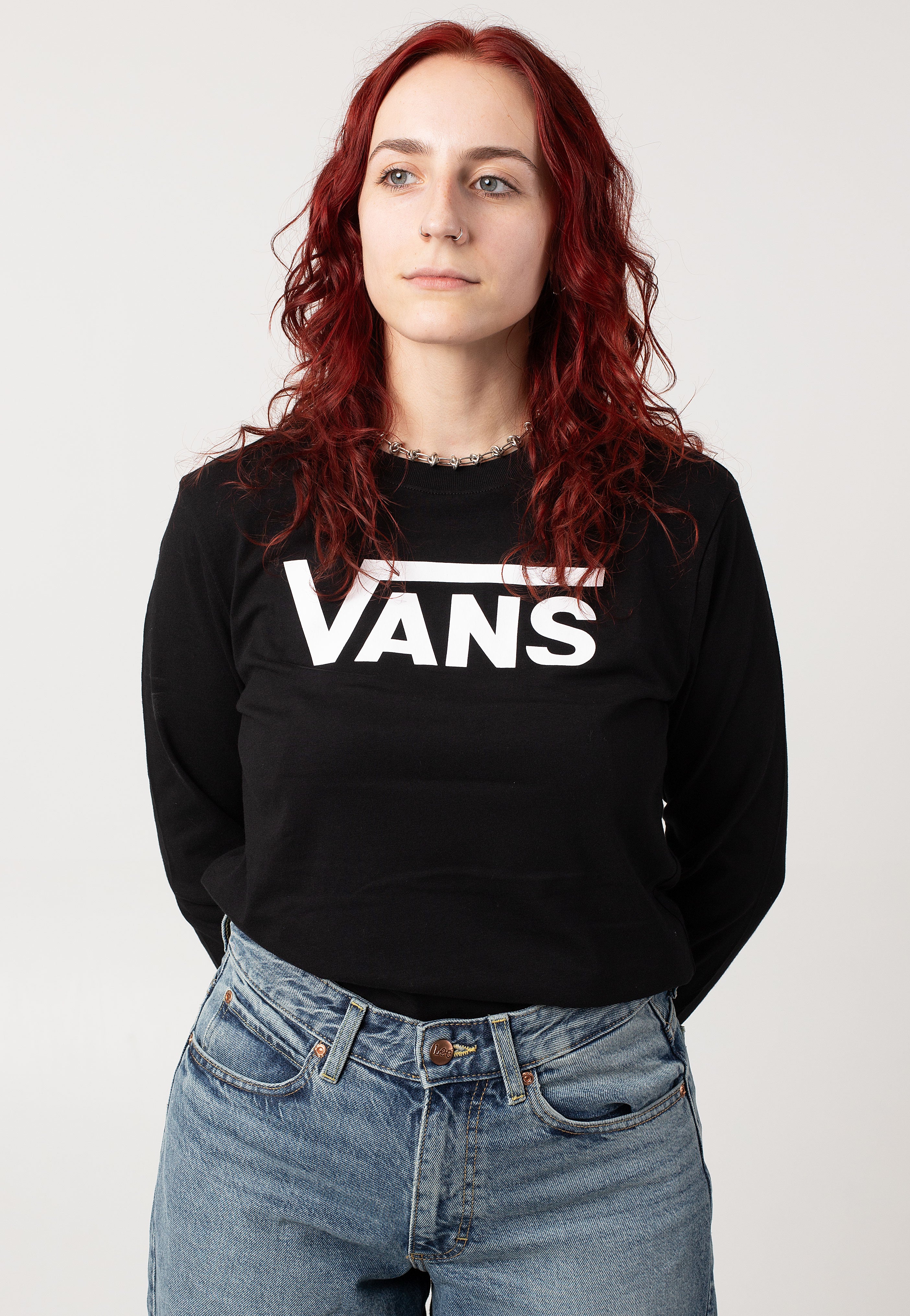 Vans - Flying V Classic Bff Flying V Black - Longsleeve | Women-Image