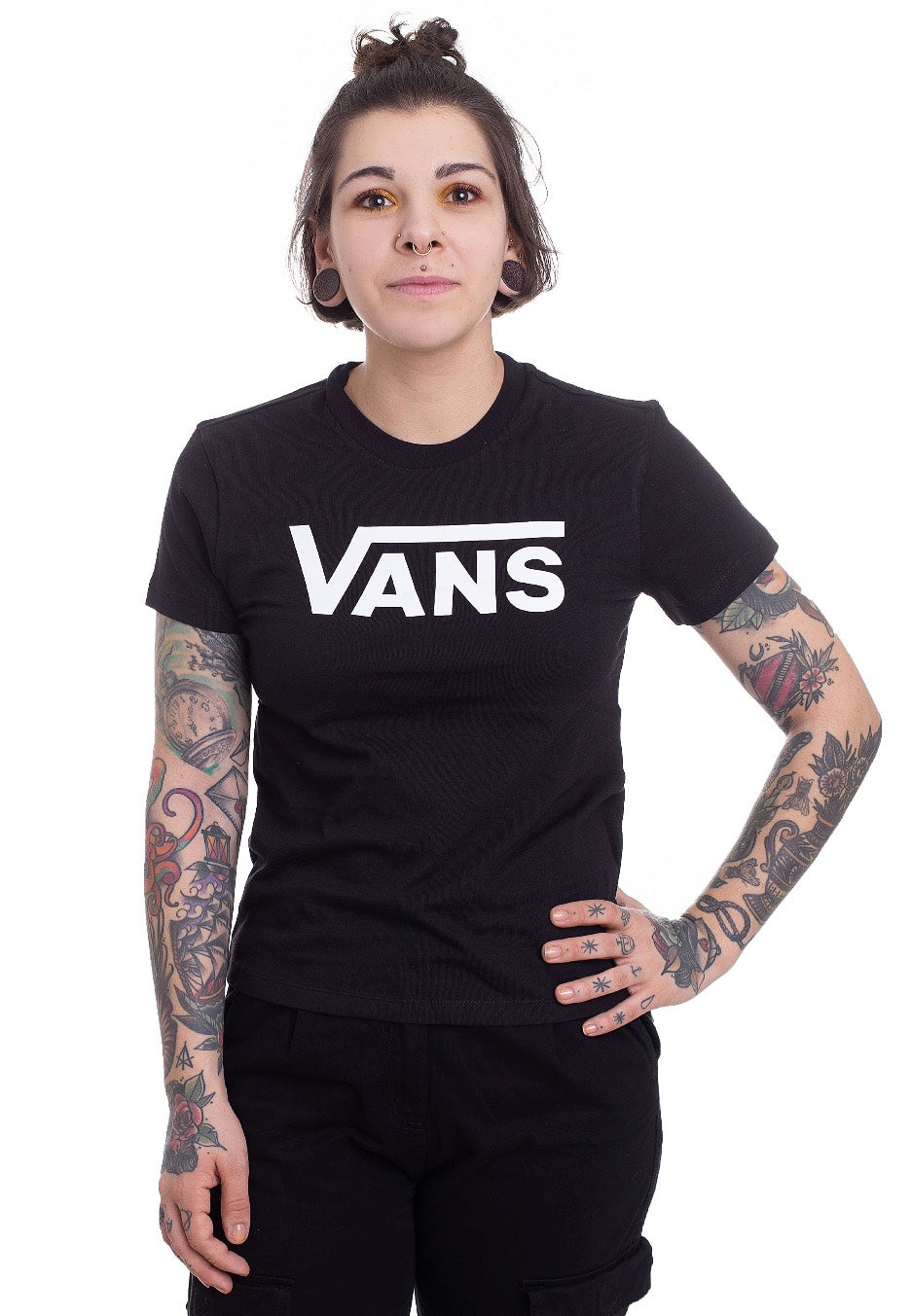 Vans - Flying V Crew Black - Girly | Women-Image