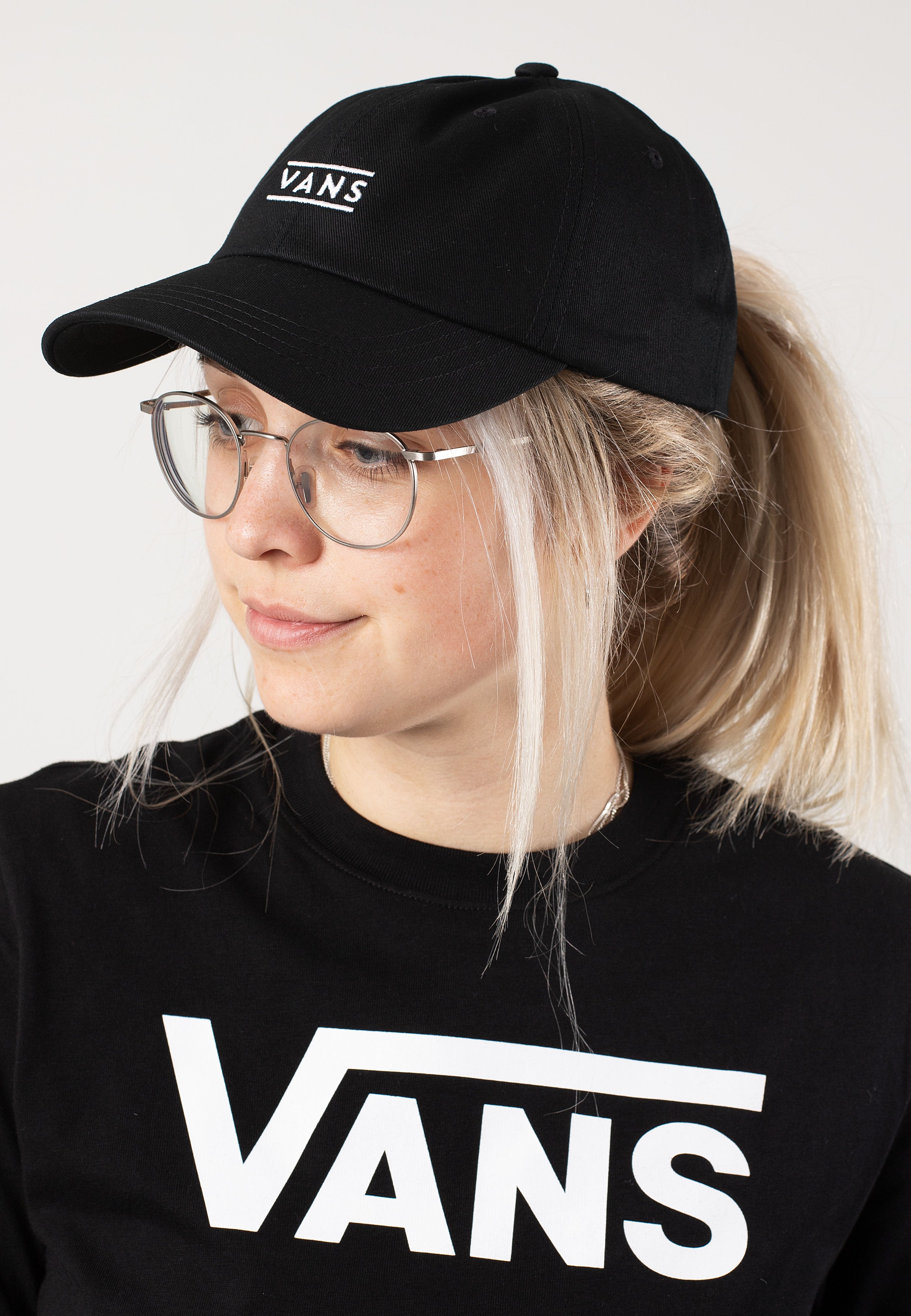 Vans - Half Box Curved Bill Jockey Black - Cap | Women-Image