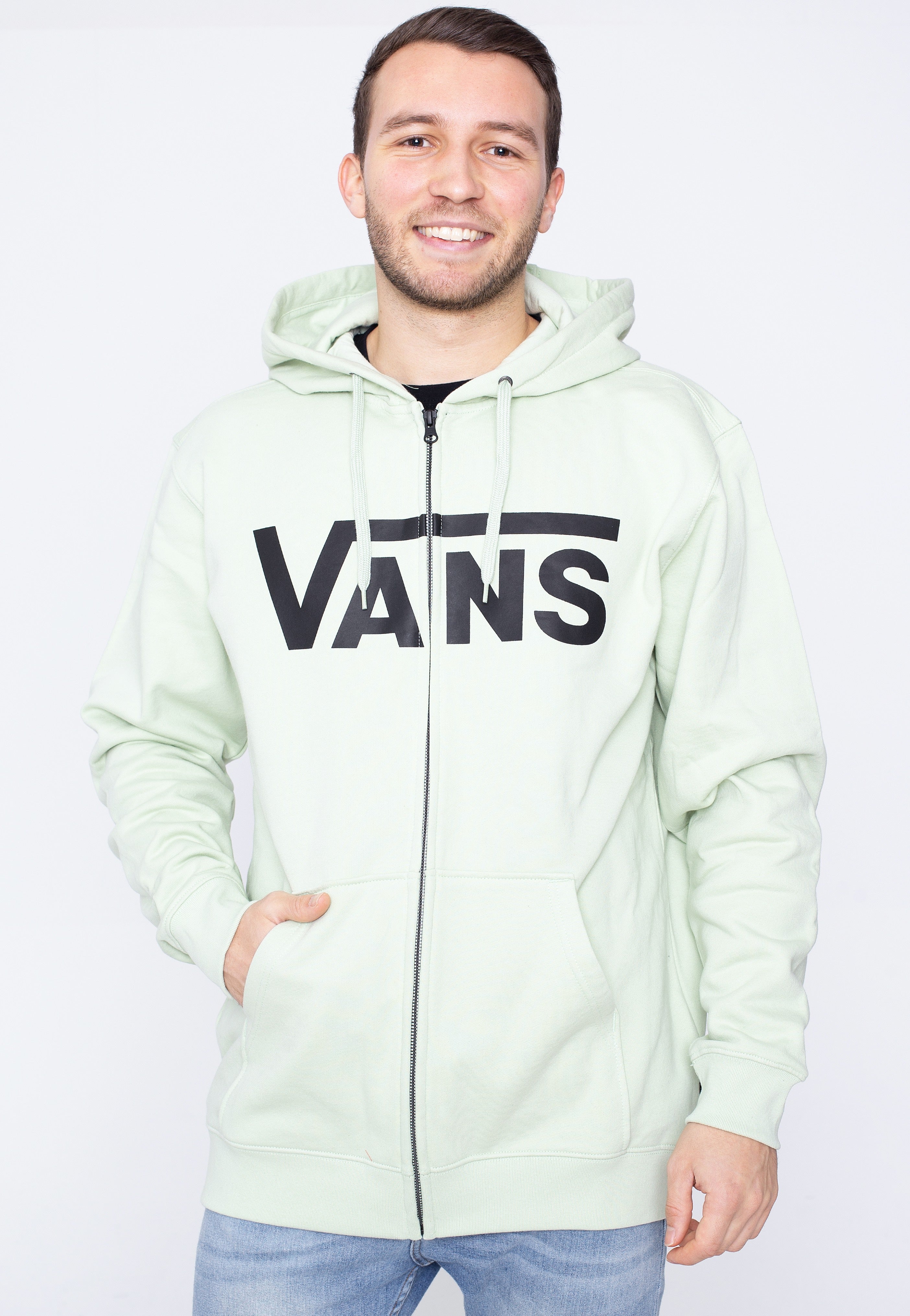 Vans - Classic Zip Celadon Green - Zipper | Men-Image