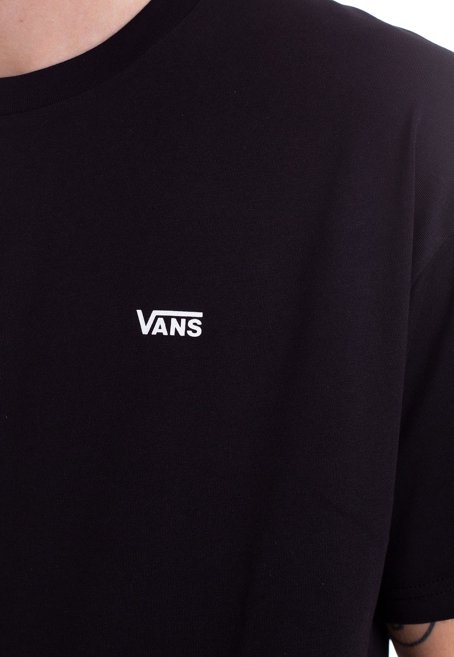 Vans - Left Chest Logo Black/White - T-Shirt | Men-Image