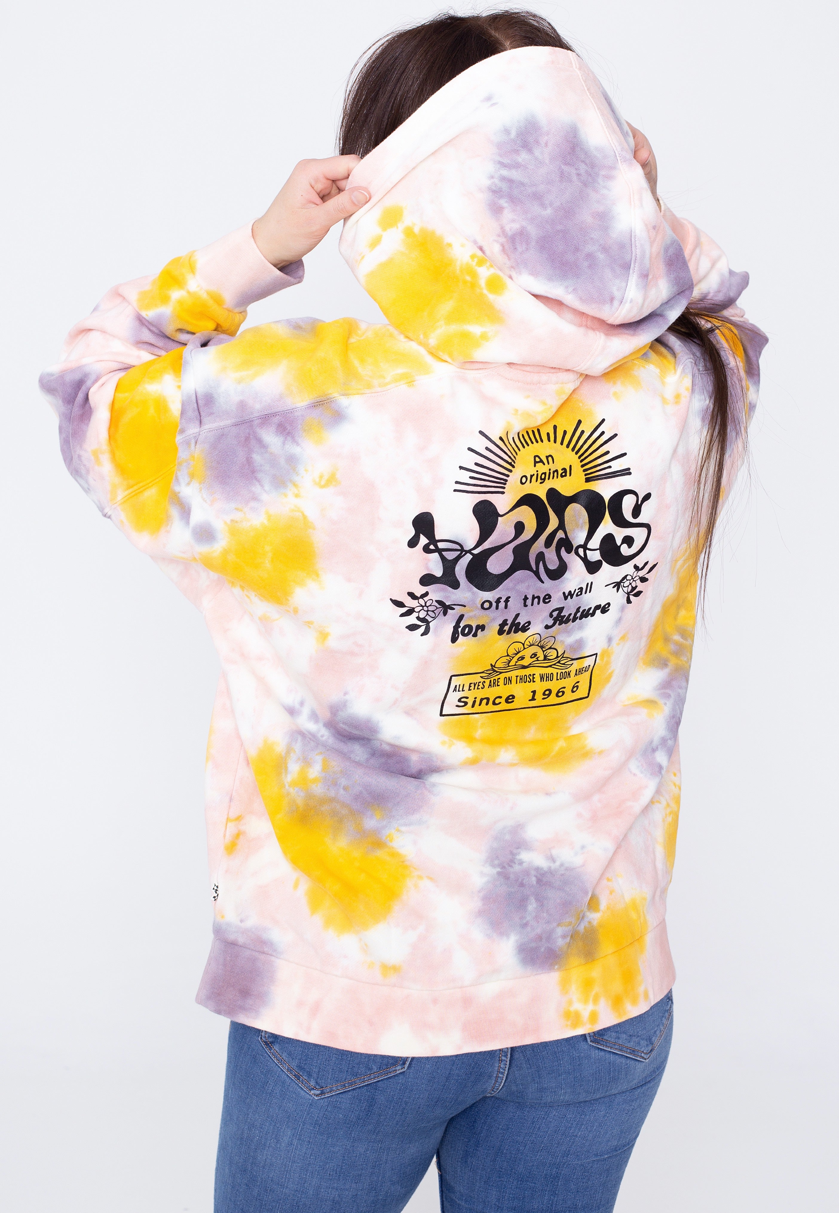 Vans - Mascy Grunge Wash Purple Dove - Hoodie | Women-Image