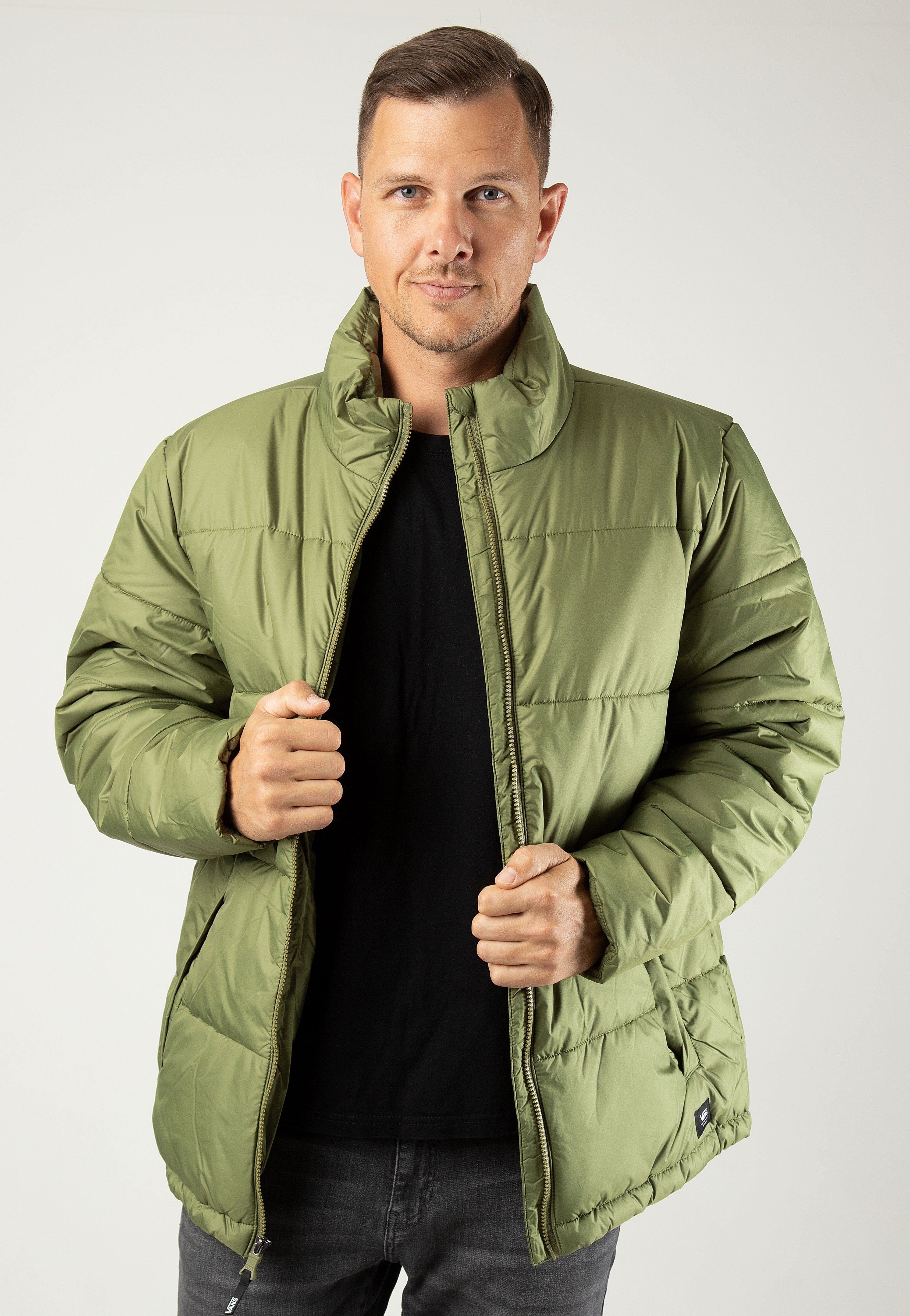 Vans - No Hood Norris MTE 1 Puffer Olive Branch - Jacket | Men-Image