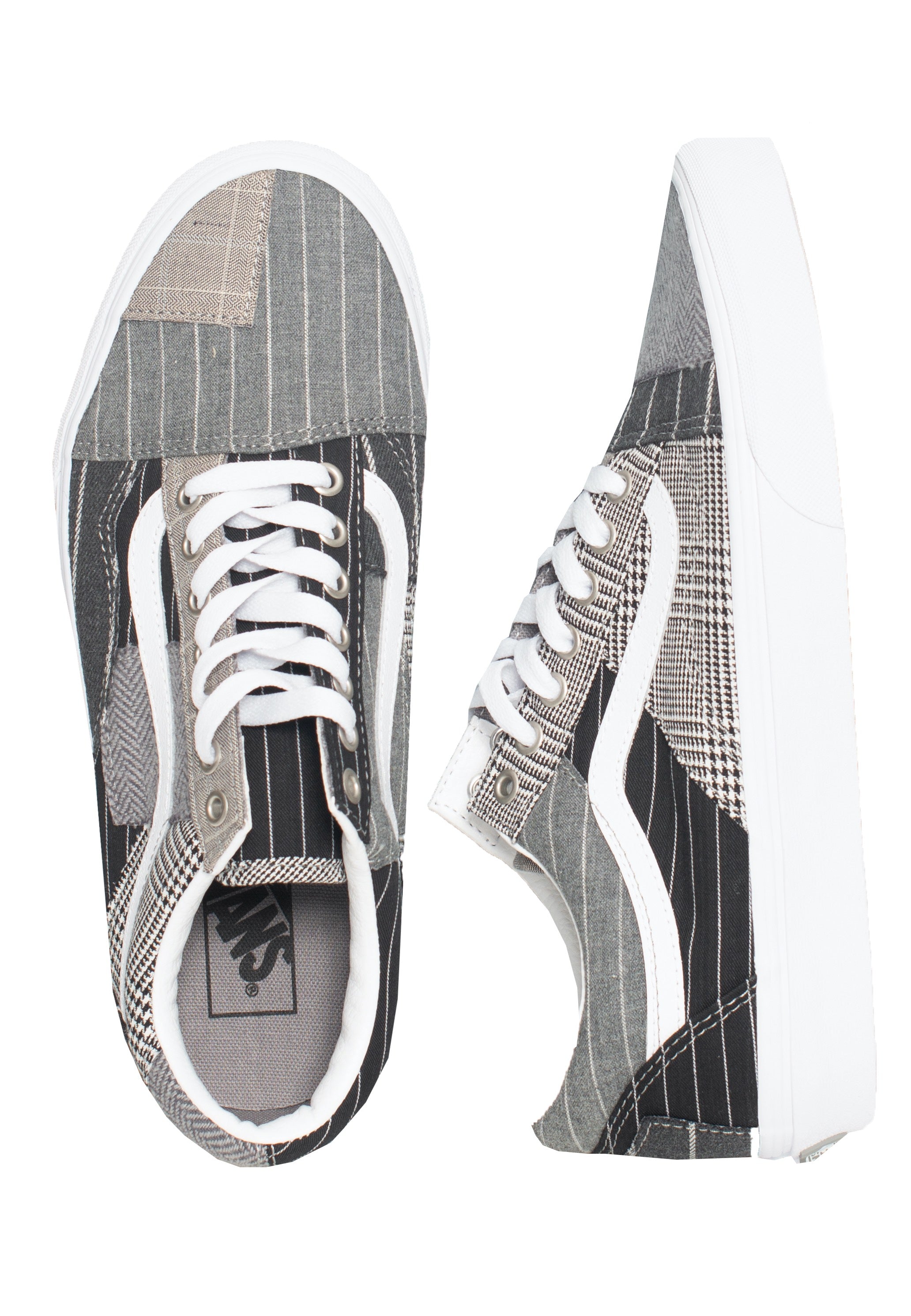 Vans - Old Skool Patchwork Conference Call Suiting Grey - Shoes | Men-Image