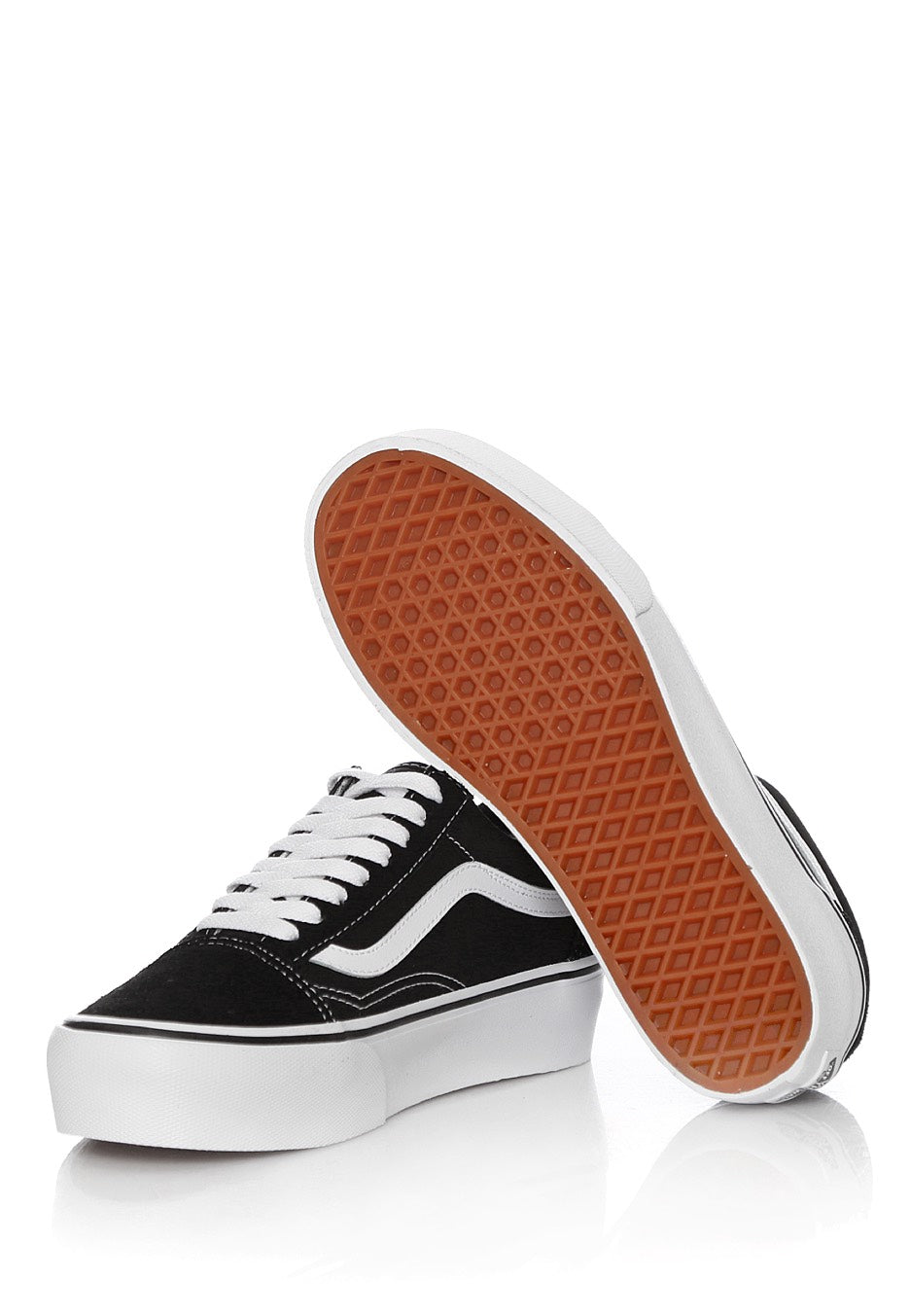 Vans - Old Skool Platform Black/White - Girl Shoes | Women-Image