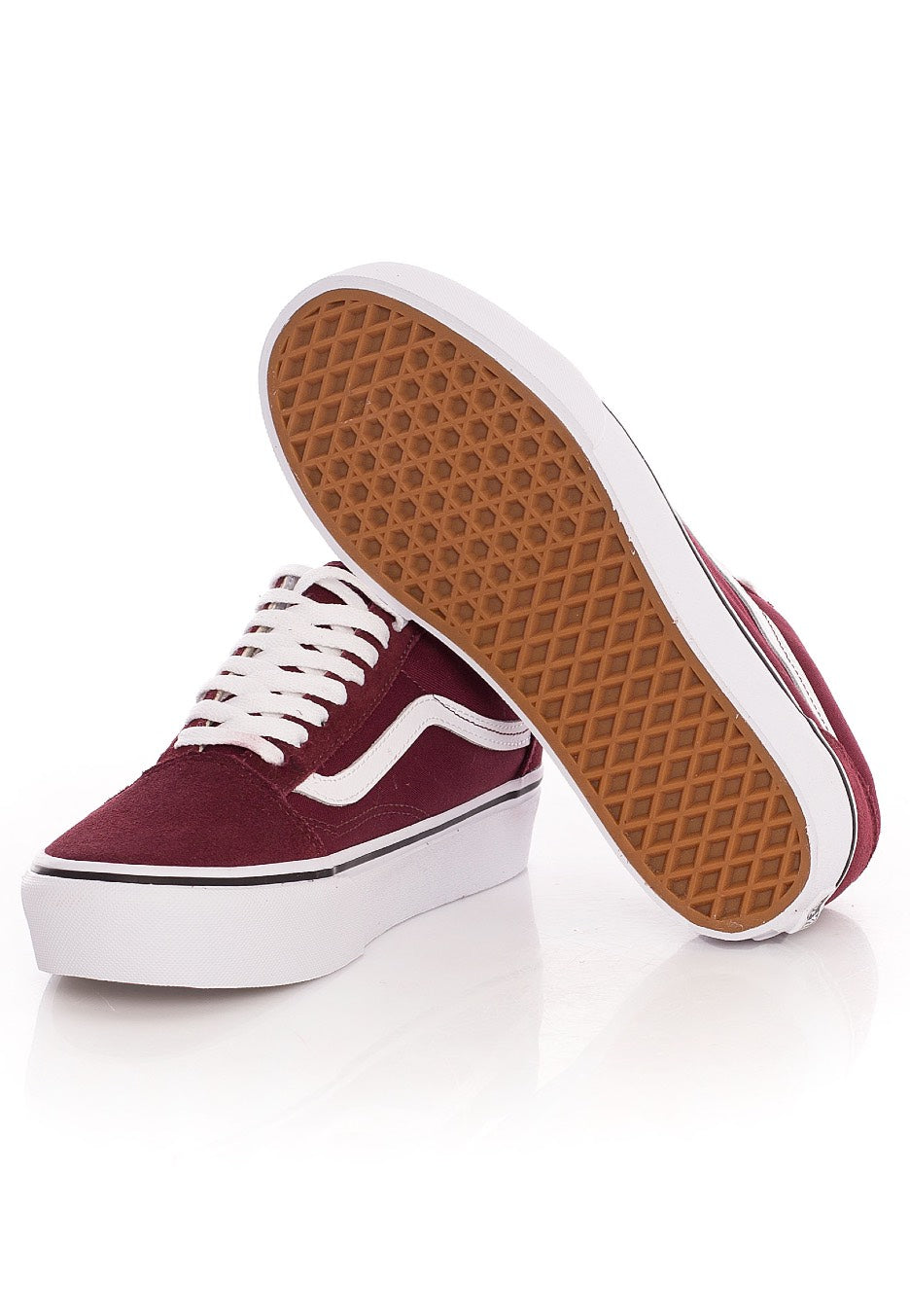 Vans - Old Skool Platform Port Royale/True White - Girl Shoes | Women-Image