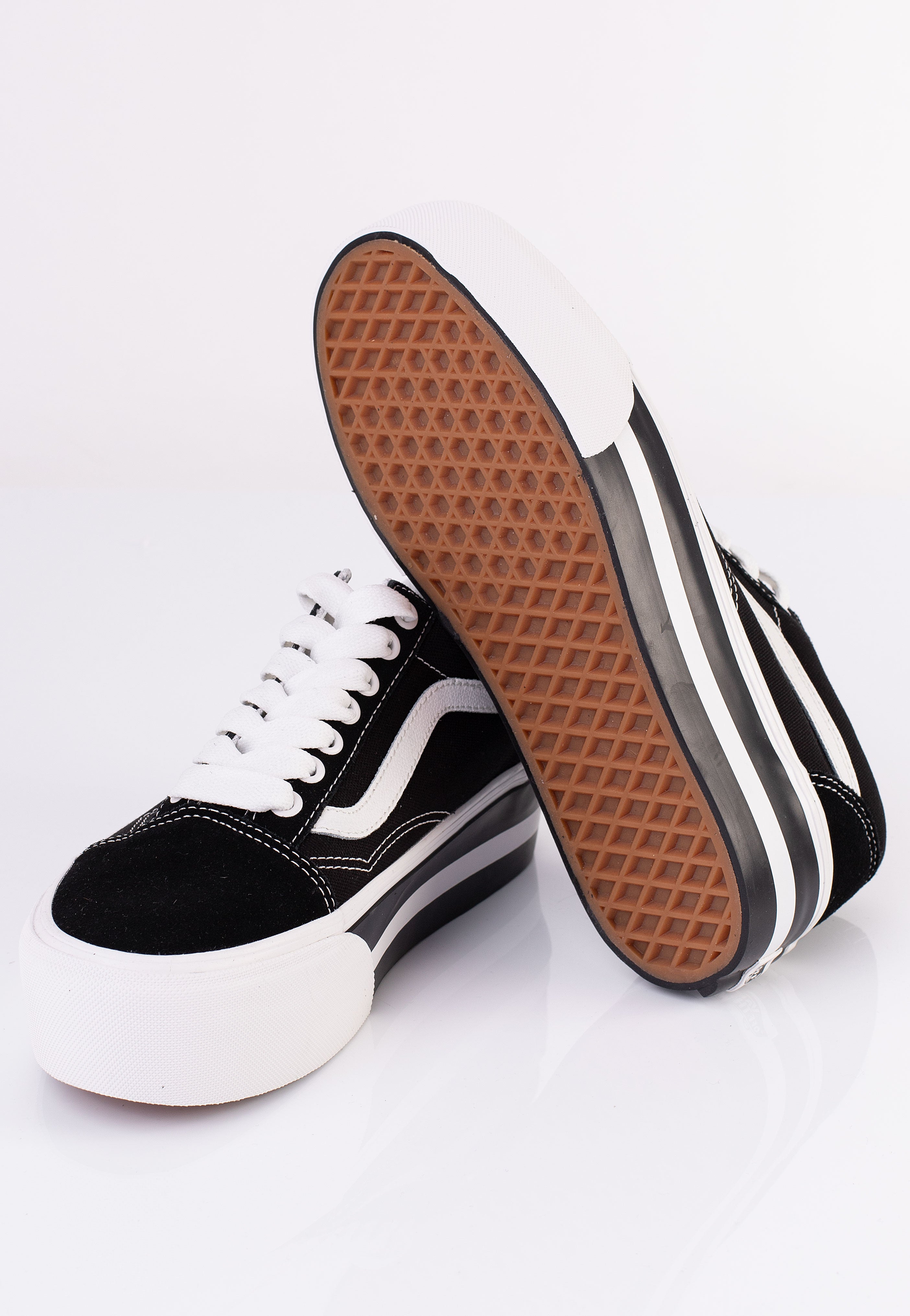 Vans - Old Skool Stackform Smarten Up Black/White - Girl Shoes | Women-Image