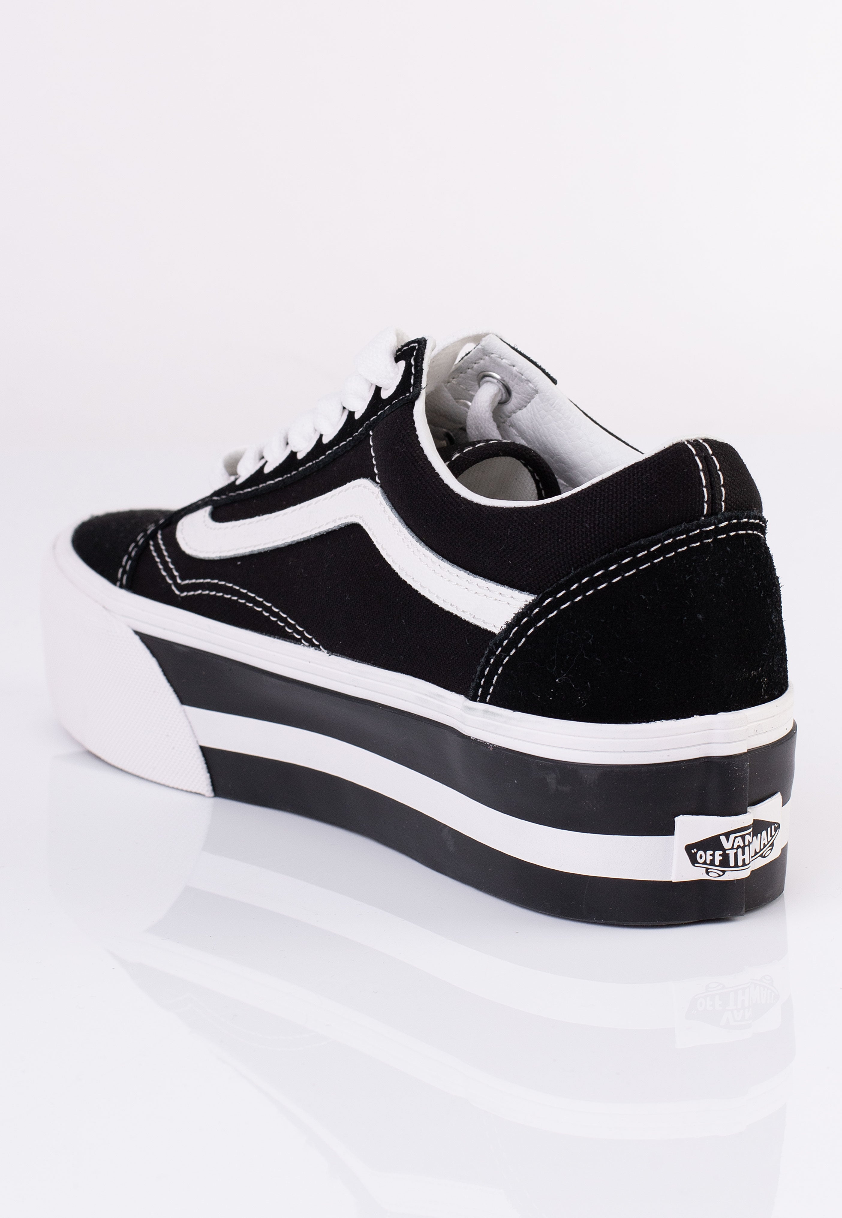 Vans - Old Skool Stackform Smarten Up Black/White - Girl Shoes | Women-Image