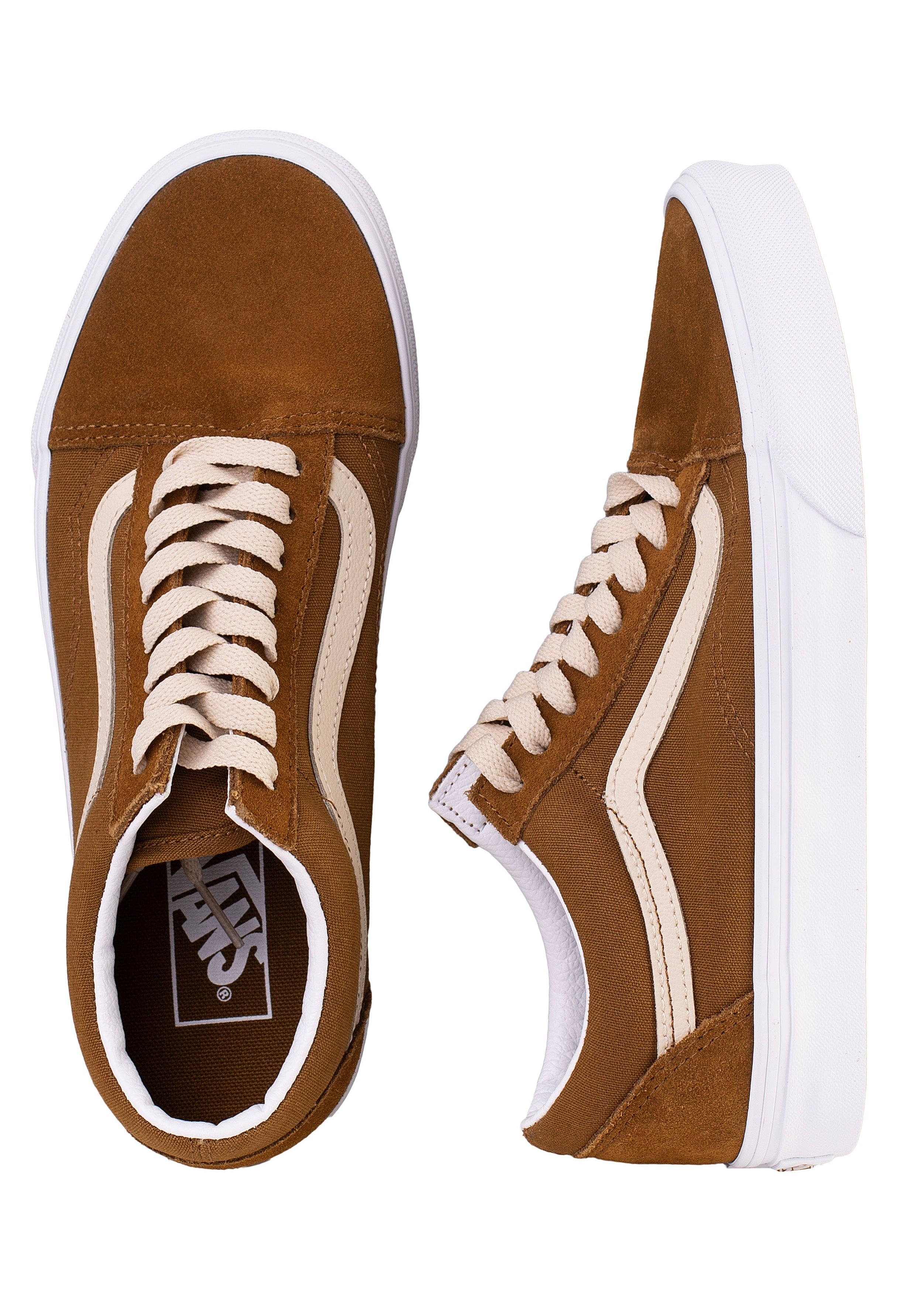 Vans - Old Skool Suede Brown - Girl Shoes | Women-Image