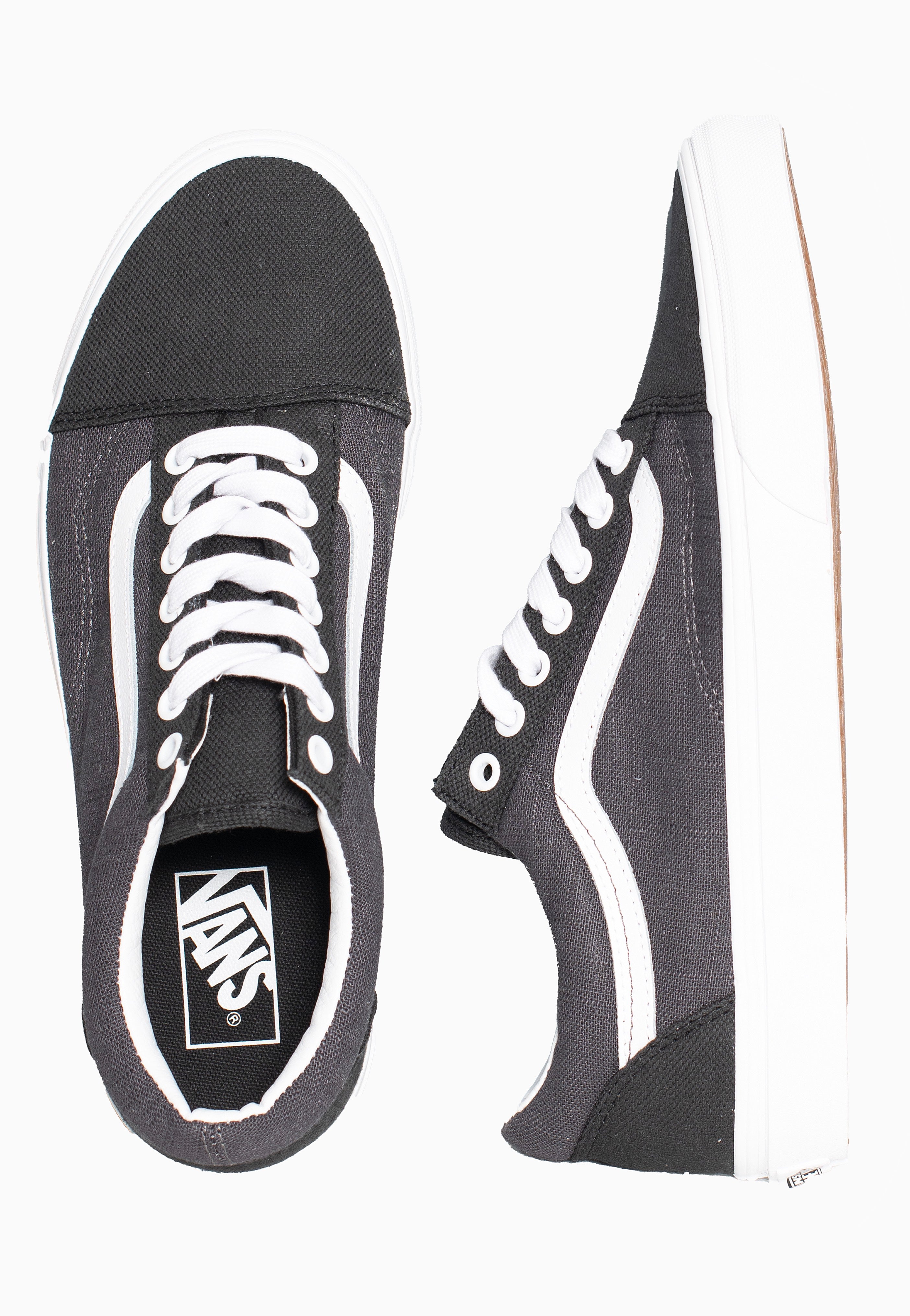 Vans - Old Skool Summer Linen Black - Shoes | Men-Image