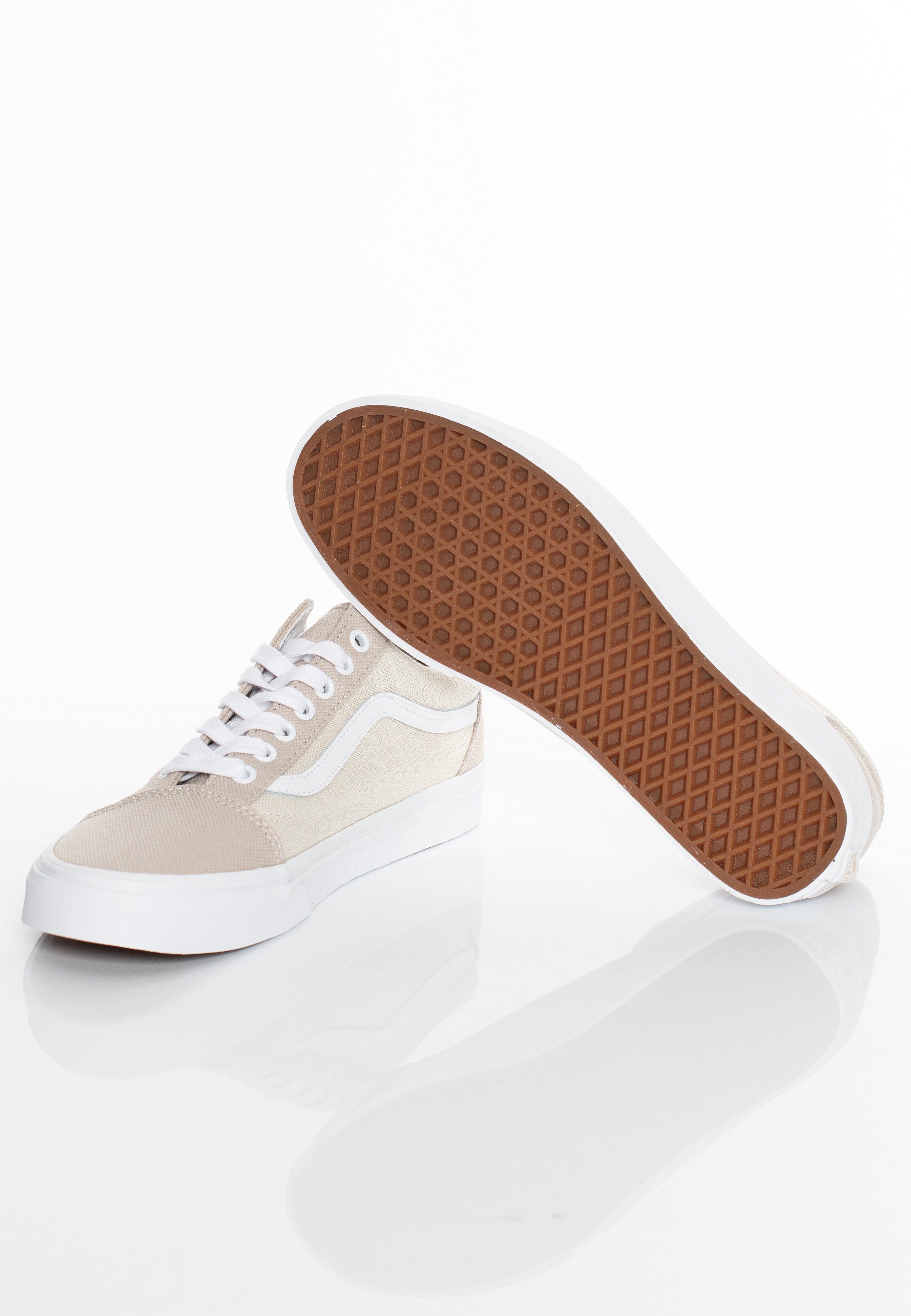 Vans - Old Skool Summer Linen Natural - Shoes | Men-Image