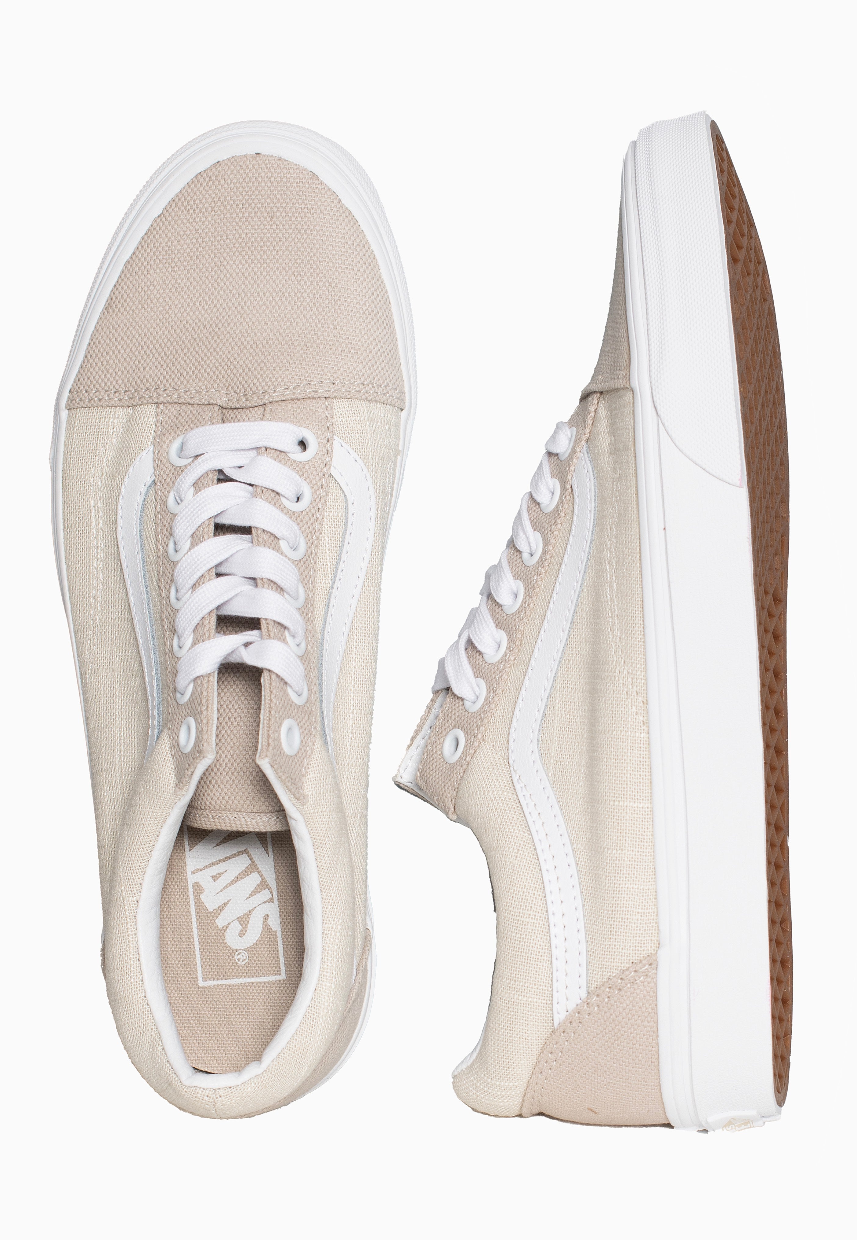 Vans - Old Skool Summer Linen Natural - Shoes | Men-Image