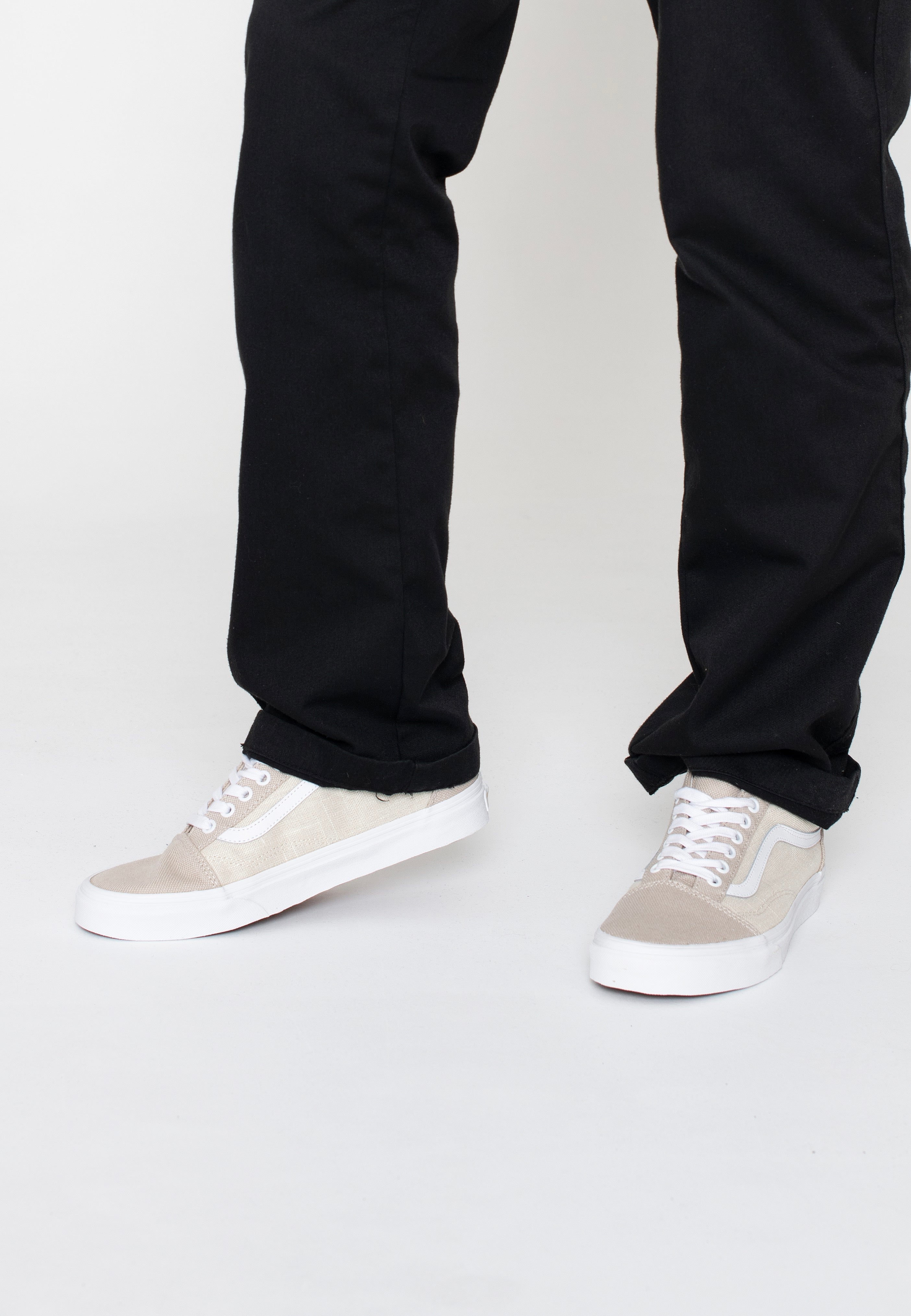 Vans - Old Skool Summer Linen Natural - Shoes | Men-Image