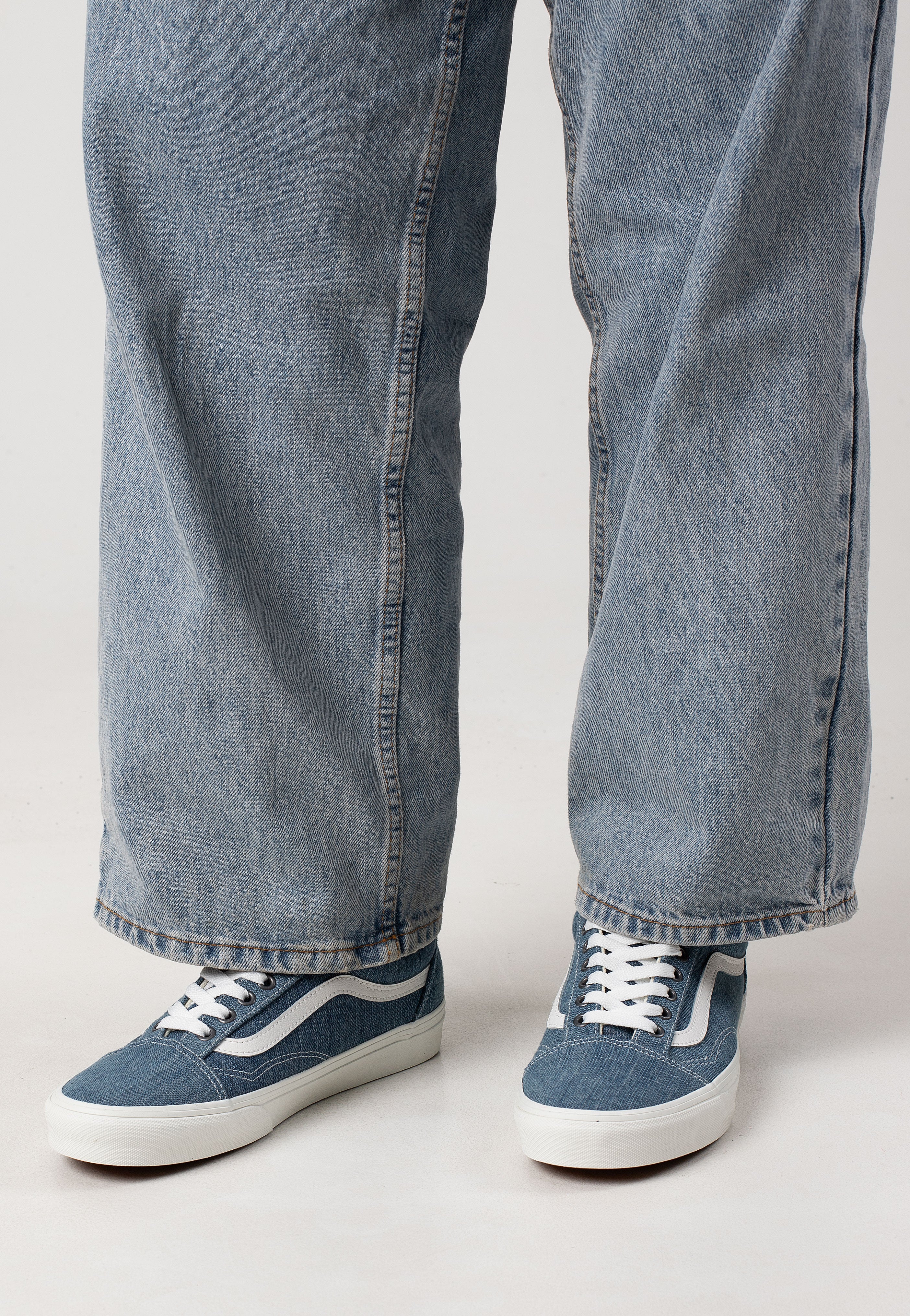 Vans - Old Skool Threaded Denim Blue/White - Shoes | Men-Image