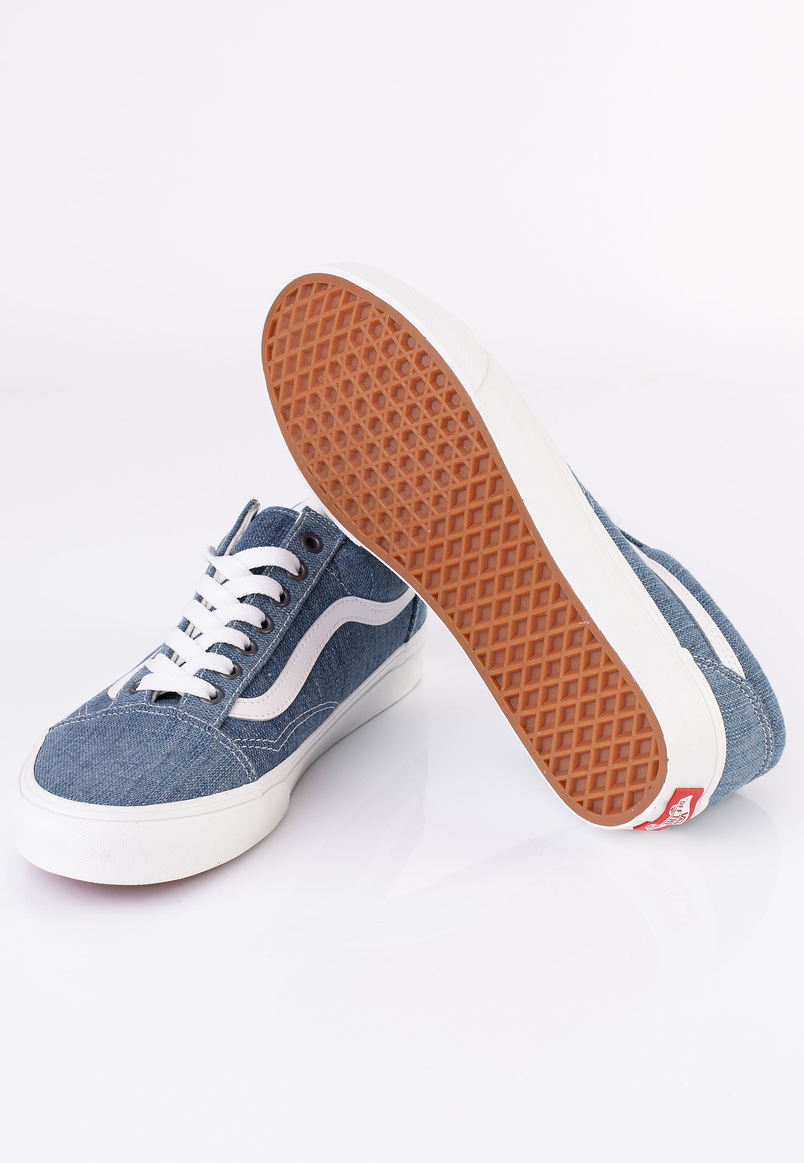 Vans - Old Skool Threaded Denim Blue/White - Shoes | Men-Image