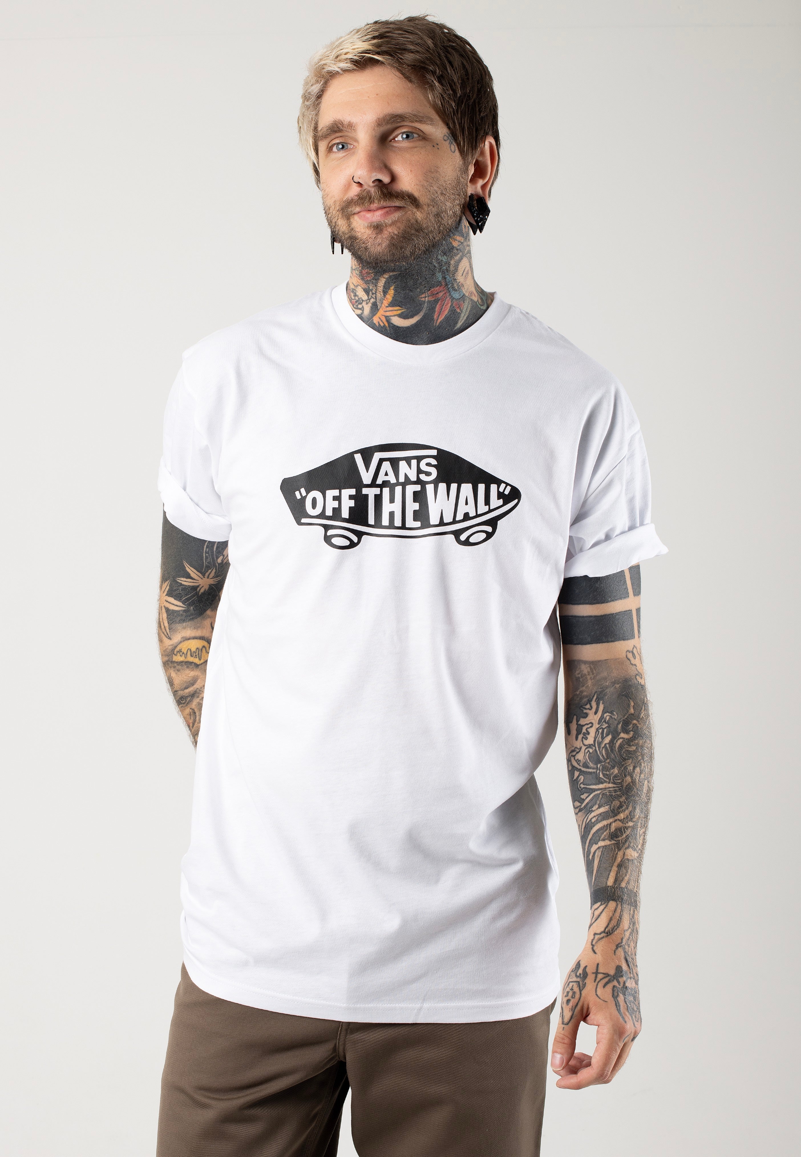 Vans - Otw Classic Front White/Black - T-Shirt | Men-Image