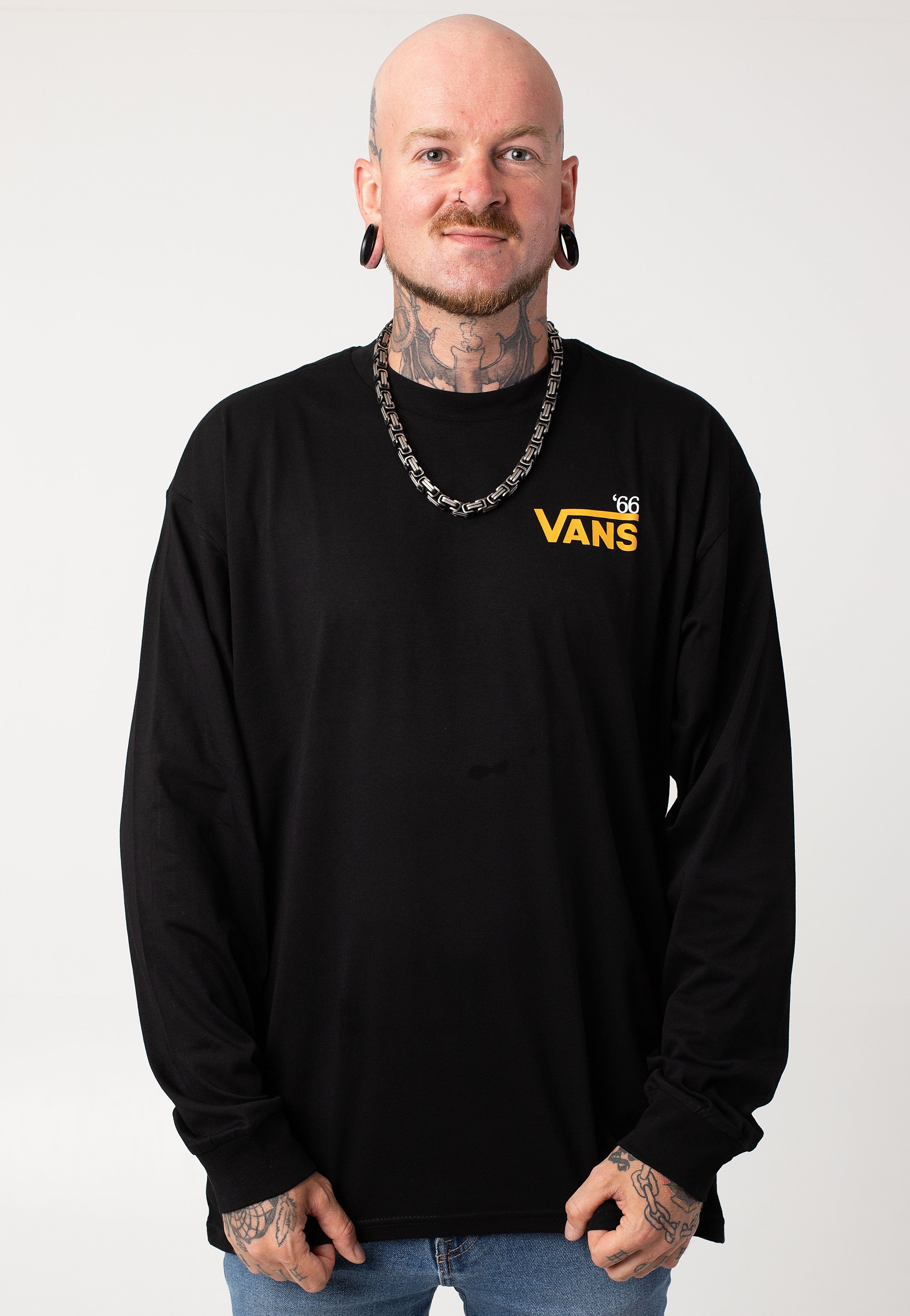 Vans - Posted Black - Longsleeve | Men-Image