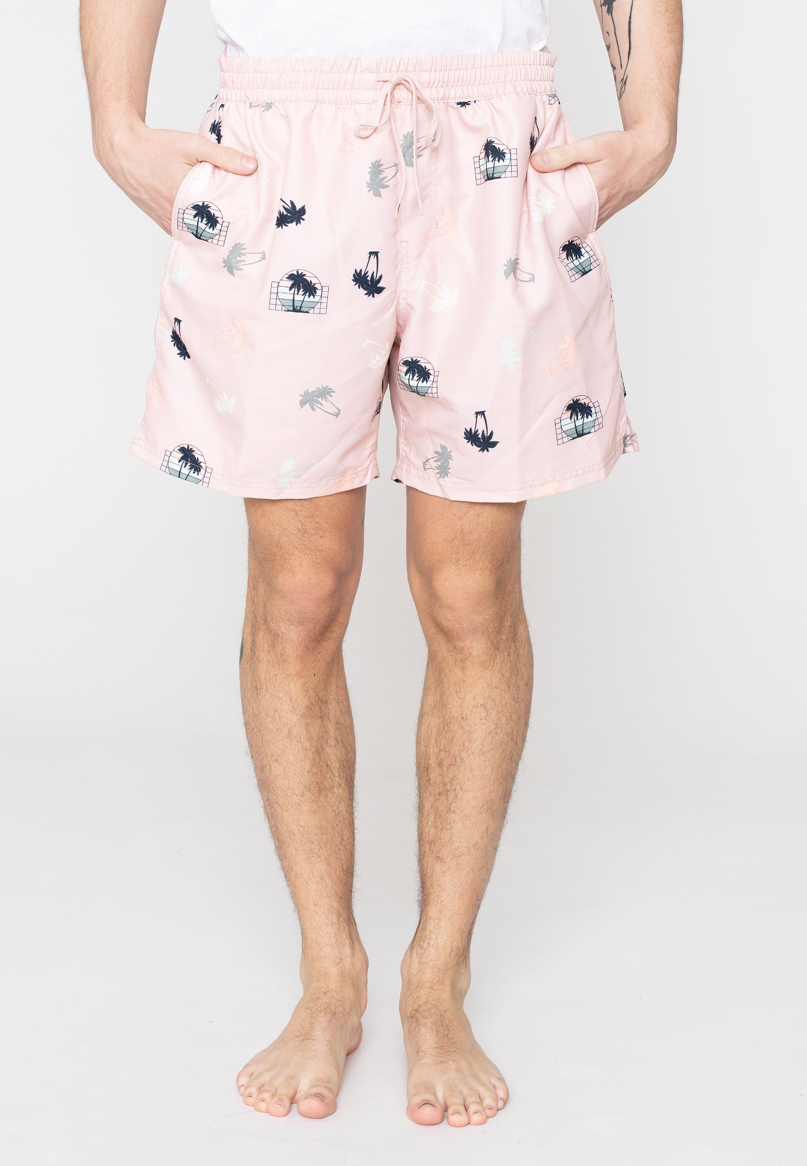 Vans - Primary Print Elastic Rose Smoke - Board Shorts | Men-Image