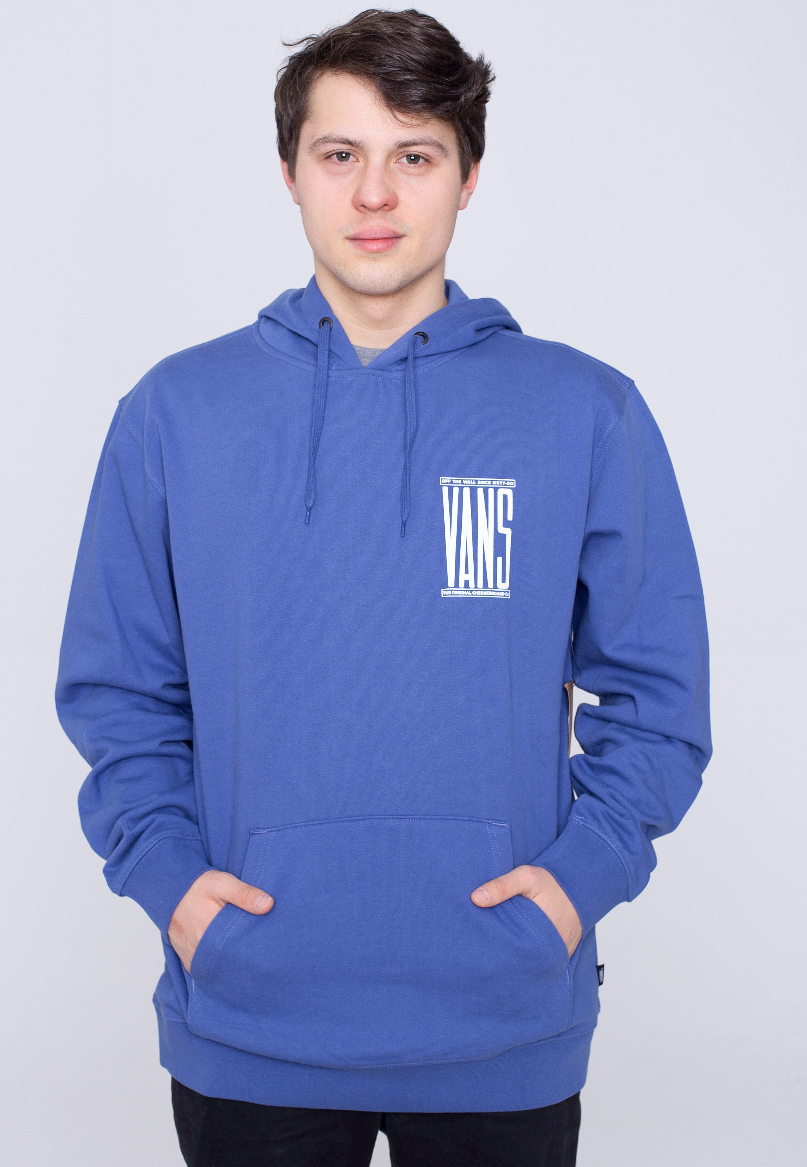 Fashion blue vans hoodie mens