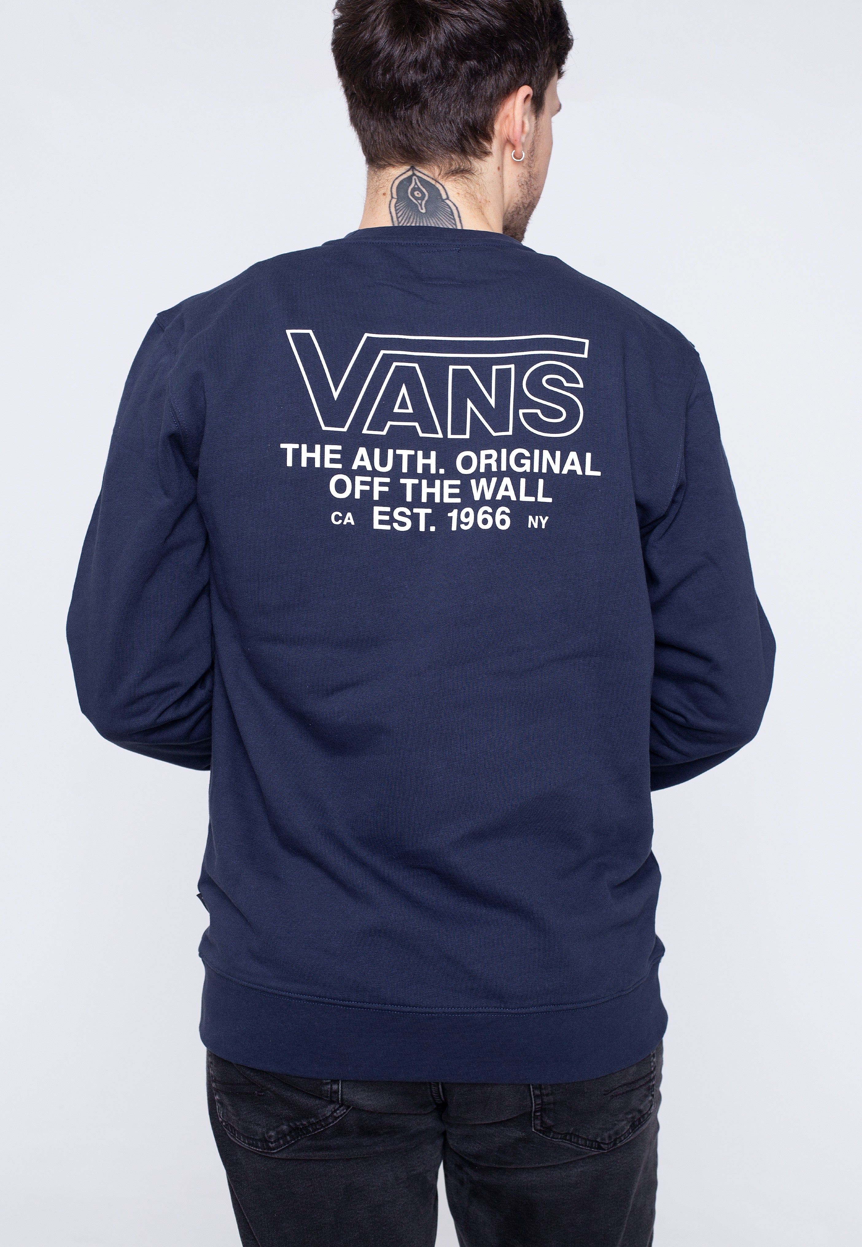 Vans - Sequence Crew Dress Blues - Sweater | Men-Image