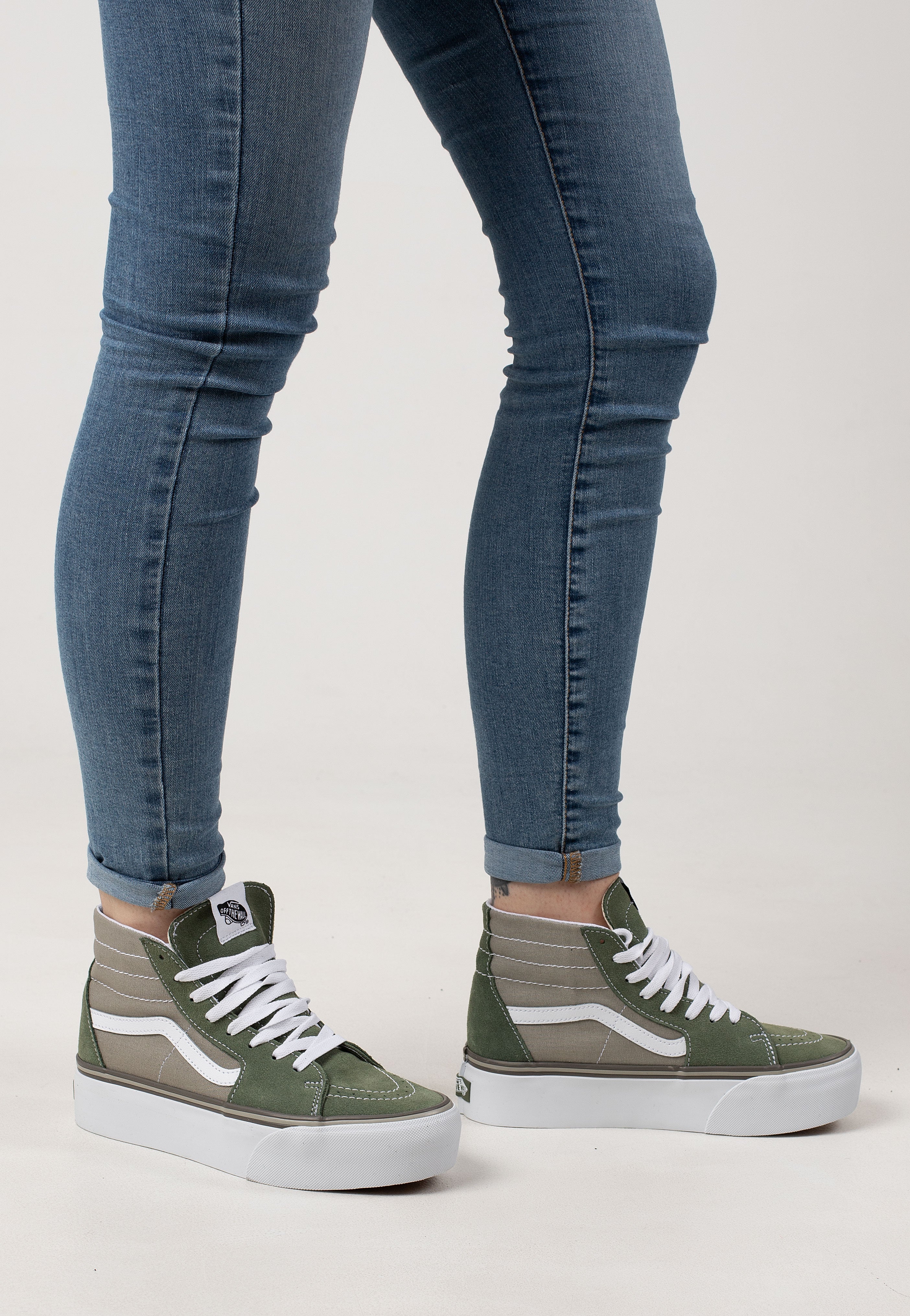 Vans - Sk8-Hi Tapered Stackform Color Block Multi - Girl Shoes | Women-Image