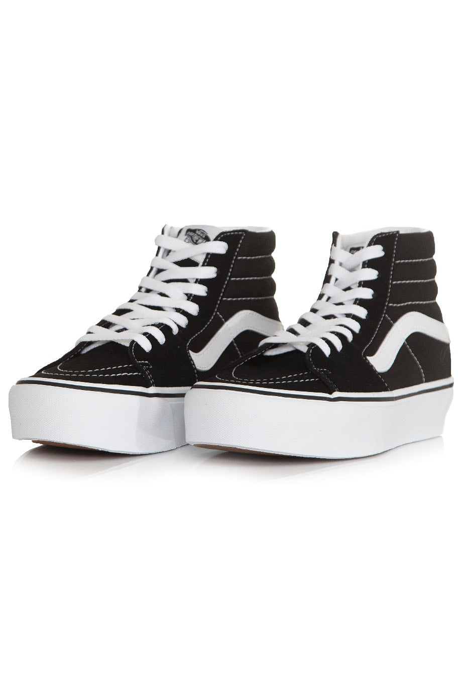 Vans - Sk8 Hi Platform 2.0 Black/True White - Girl Shoes | Women-Image